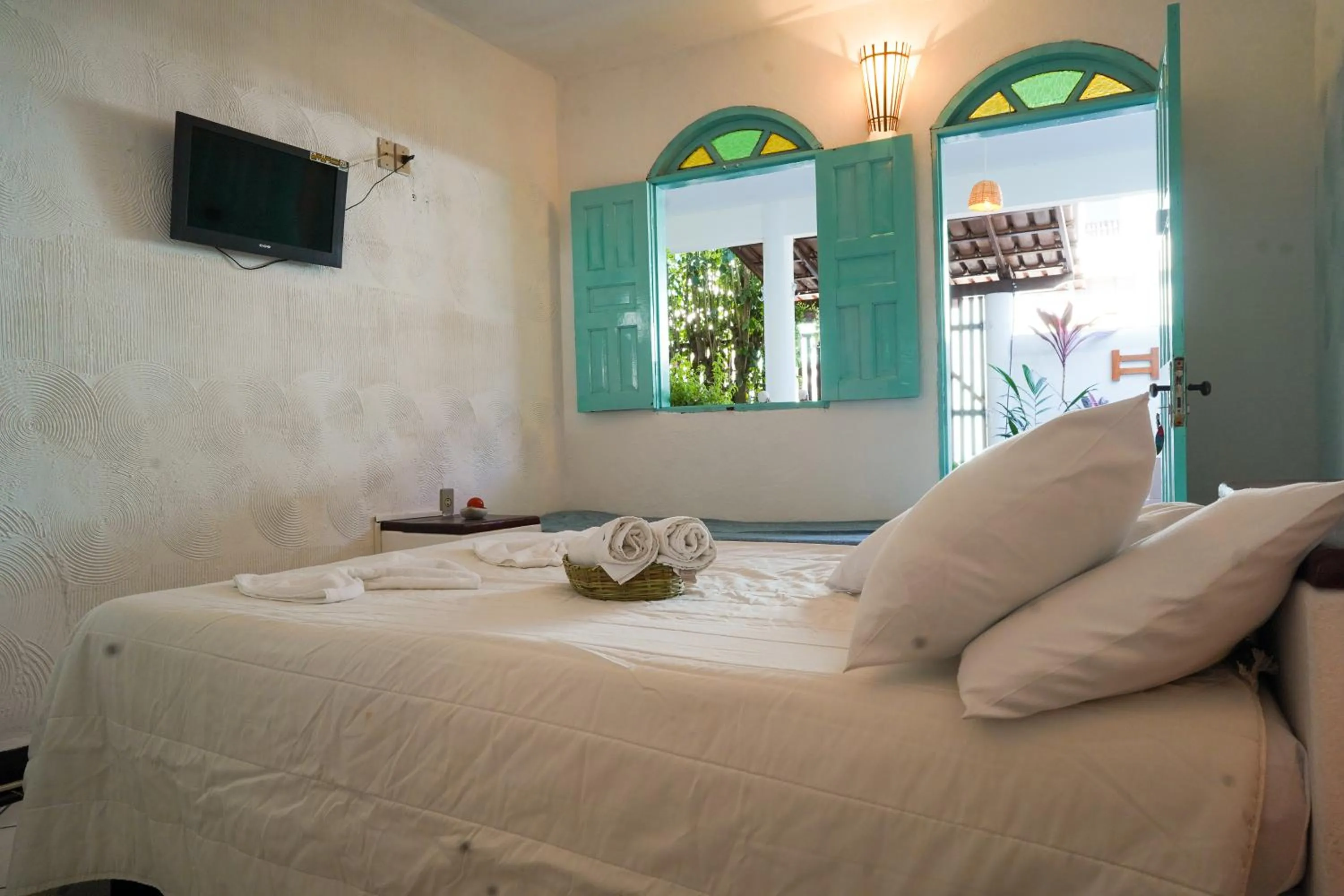 Bed in Pousada Coração do Arraial