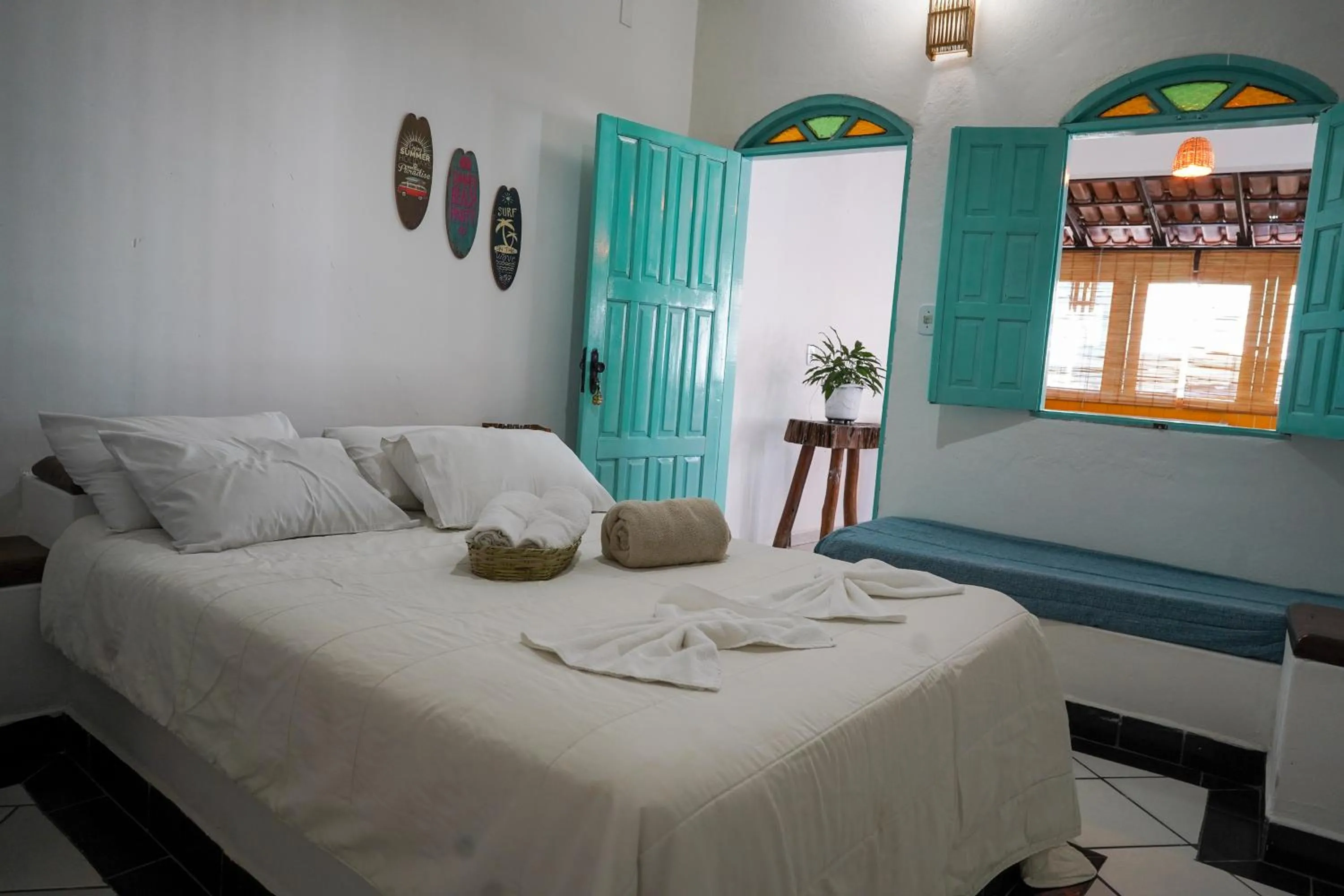 Bed in Pousada Coração do Arraial