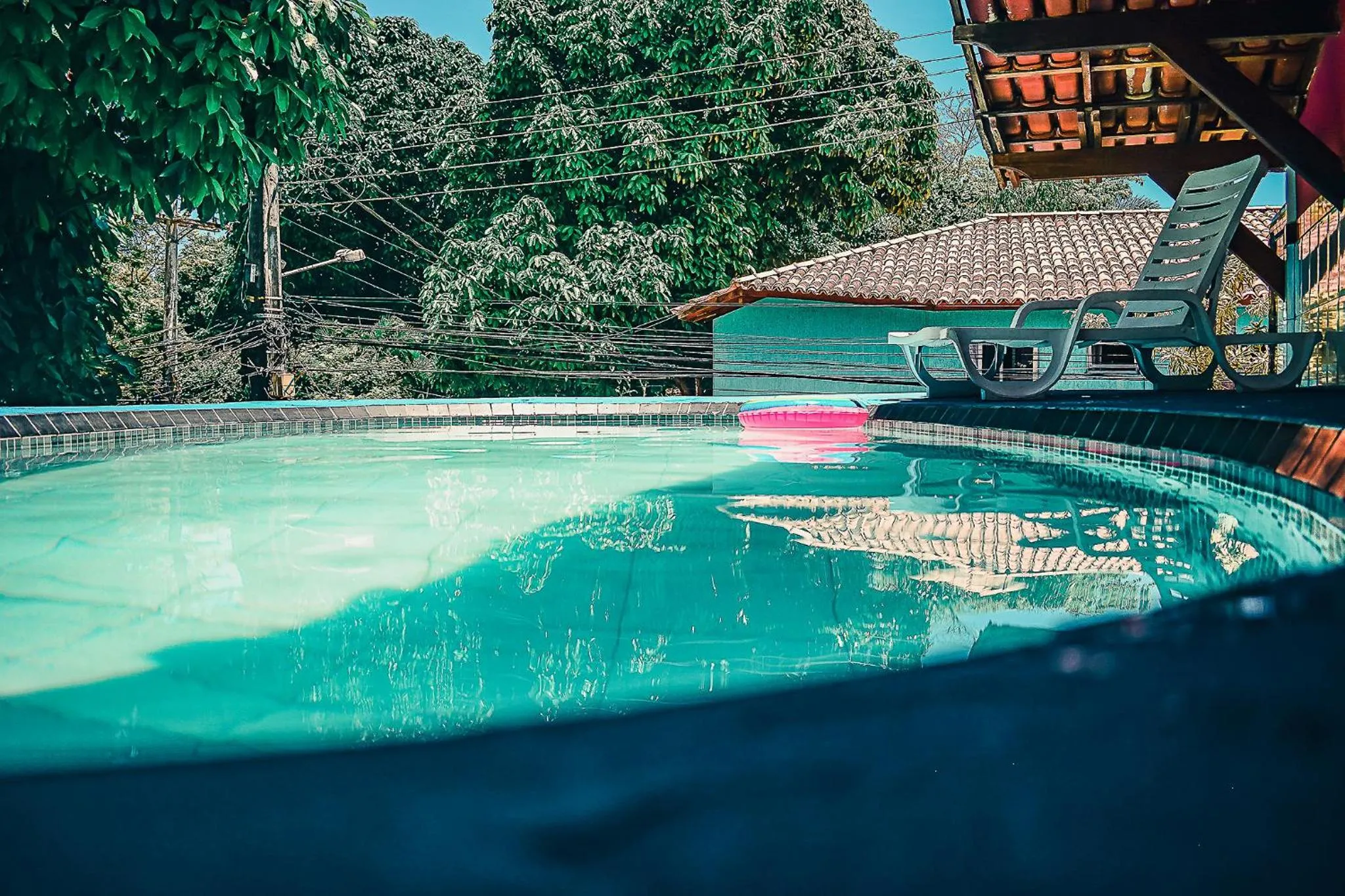 Swimming pool in Pousada Coração do Arraial