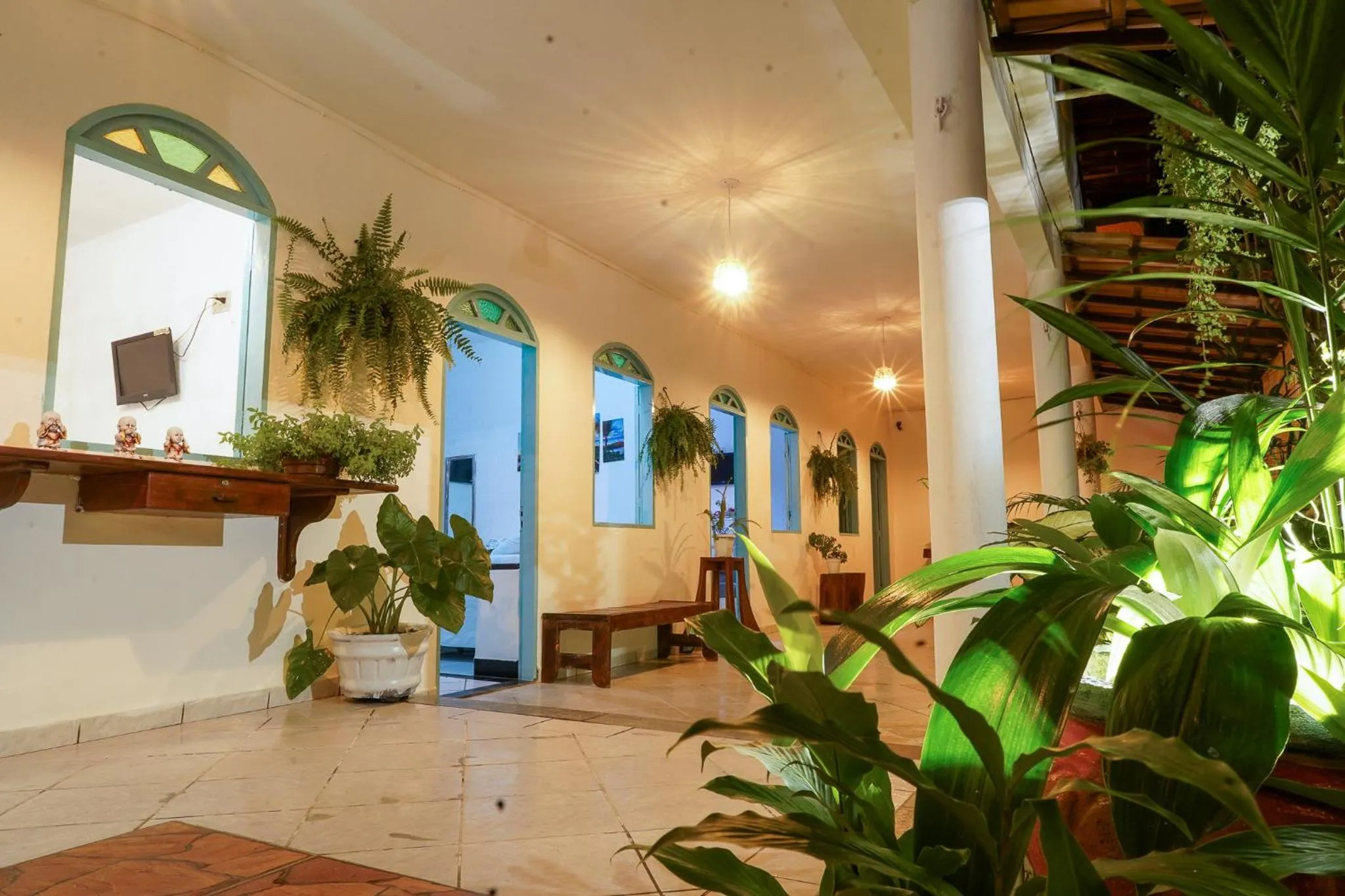 Lobby or reception in Pousada Coração do Arraial