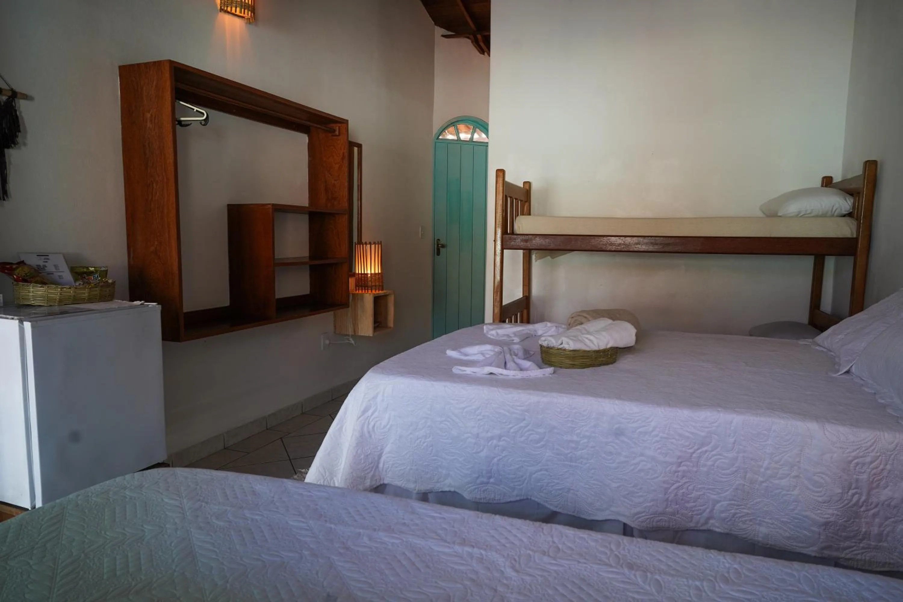 Bed in Pousada Coração do Arraial