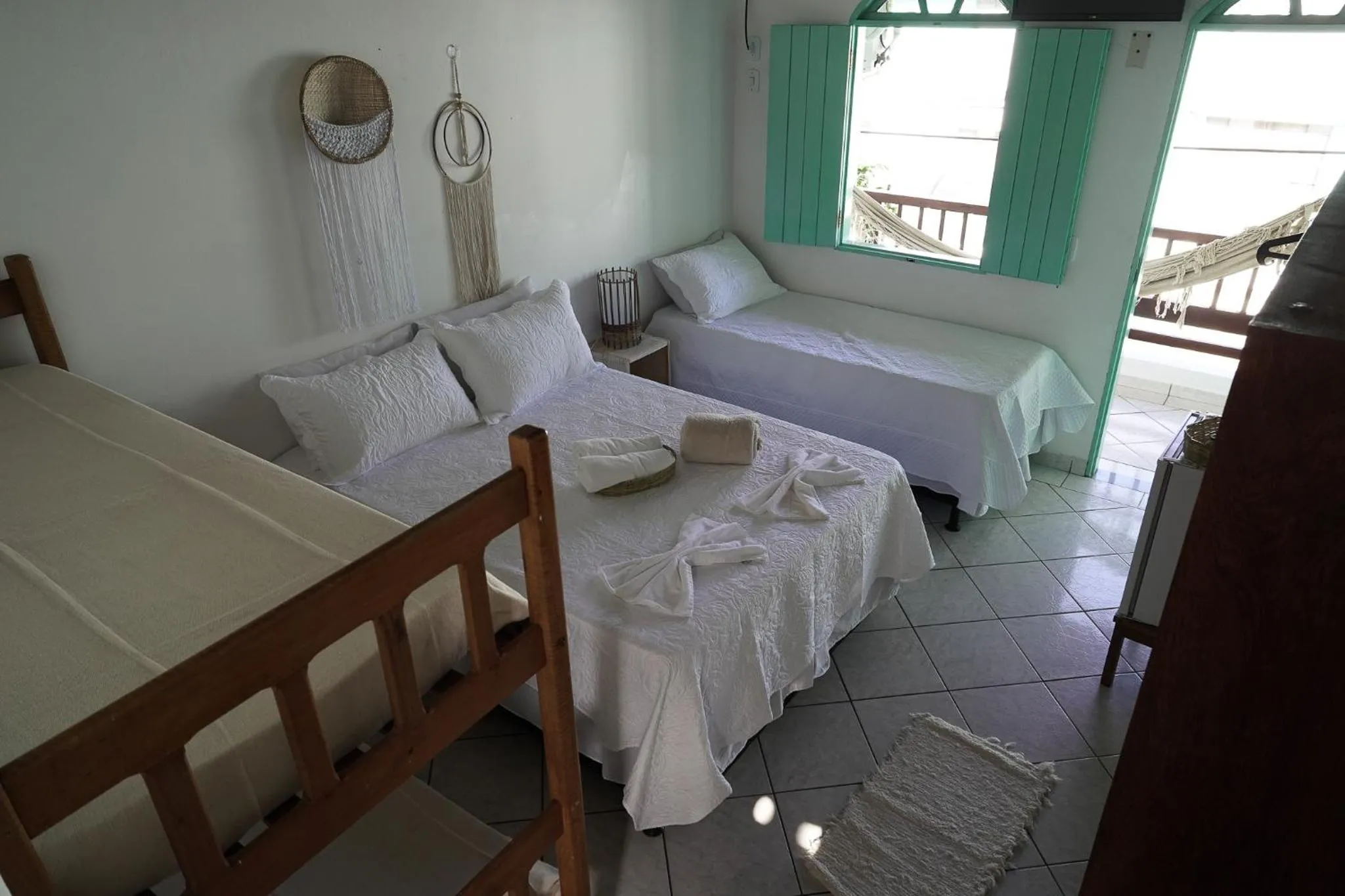 Bed in Pousada Coração do Arraial