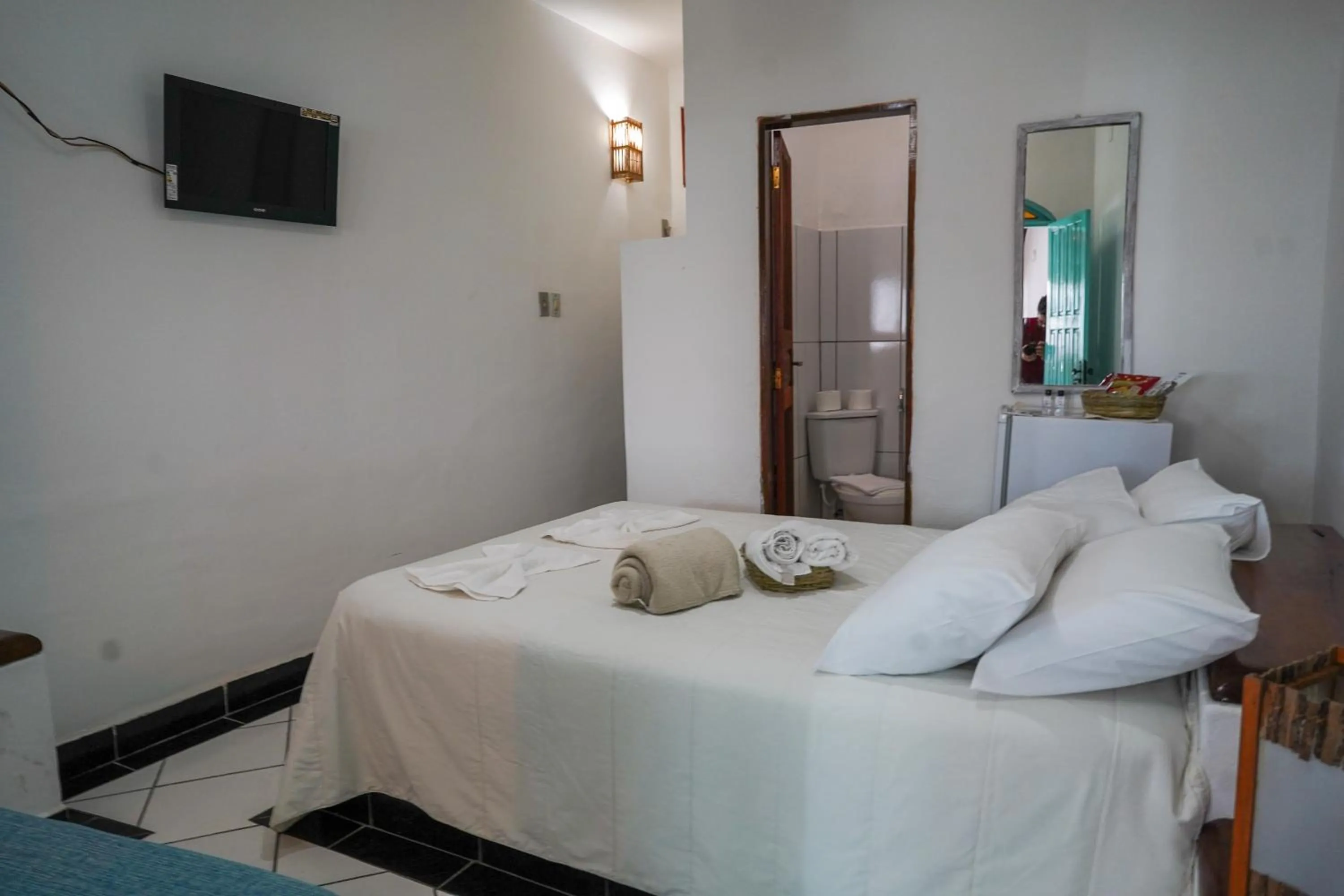 Bed in Pousada Coração do Arraial