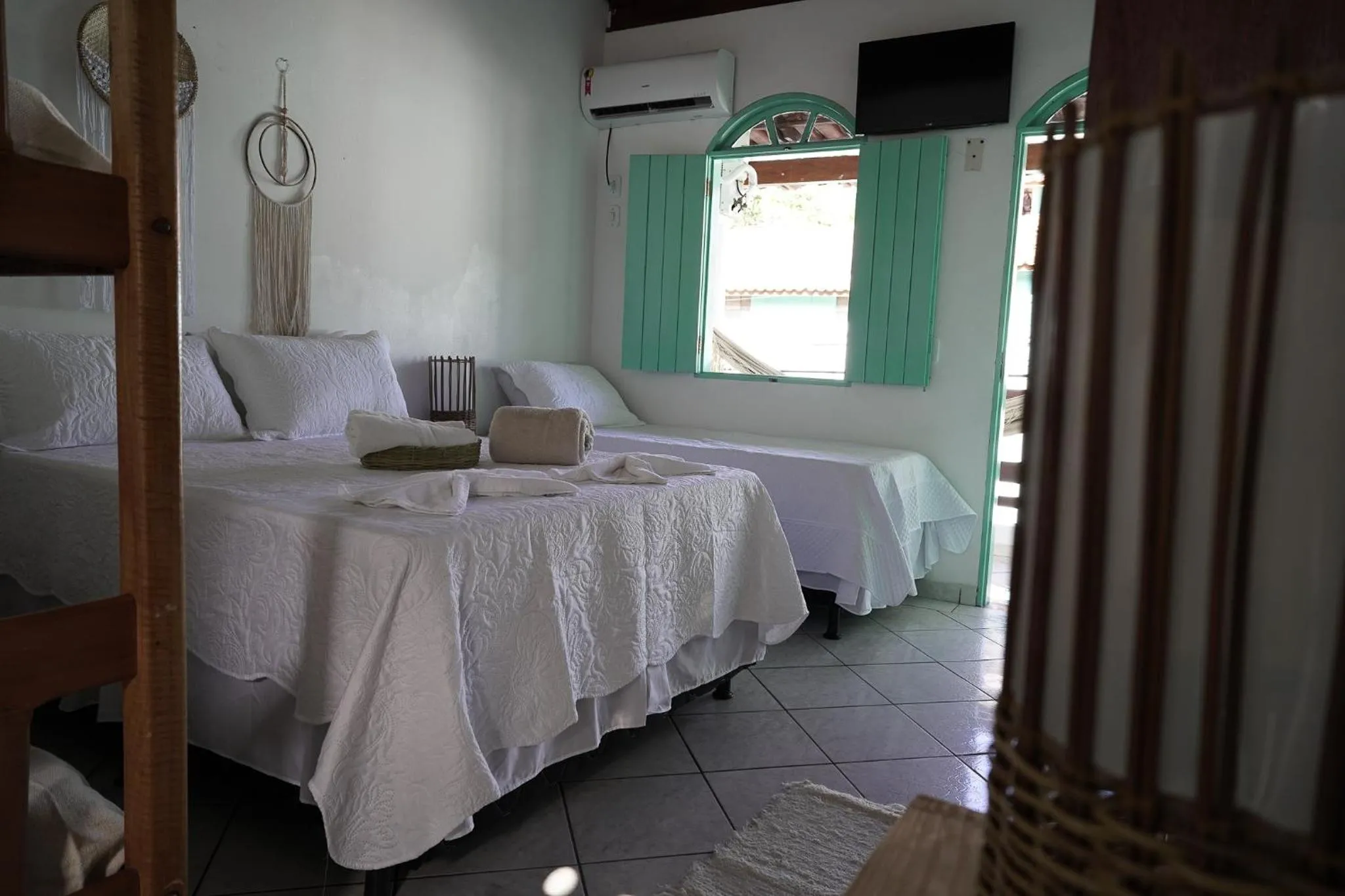 Bed in Pousada Coração do Arraial
