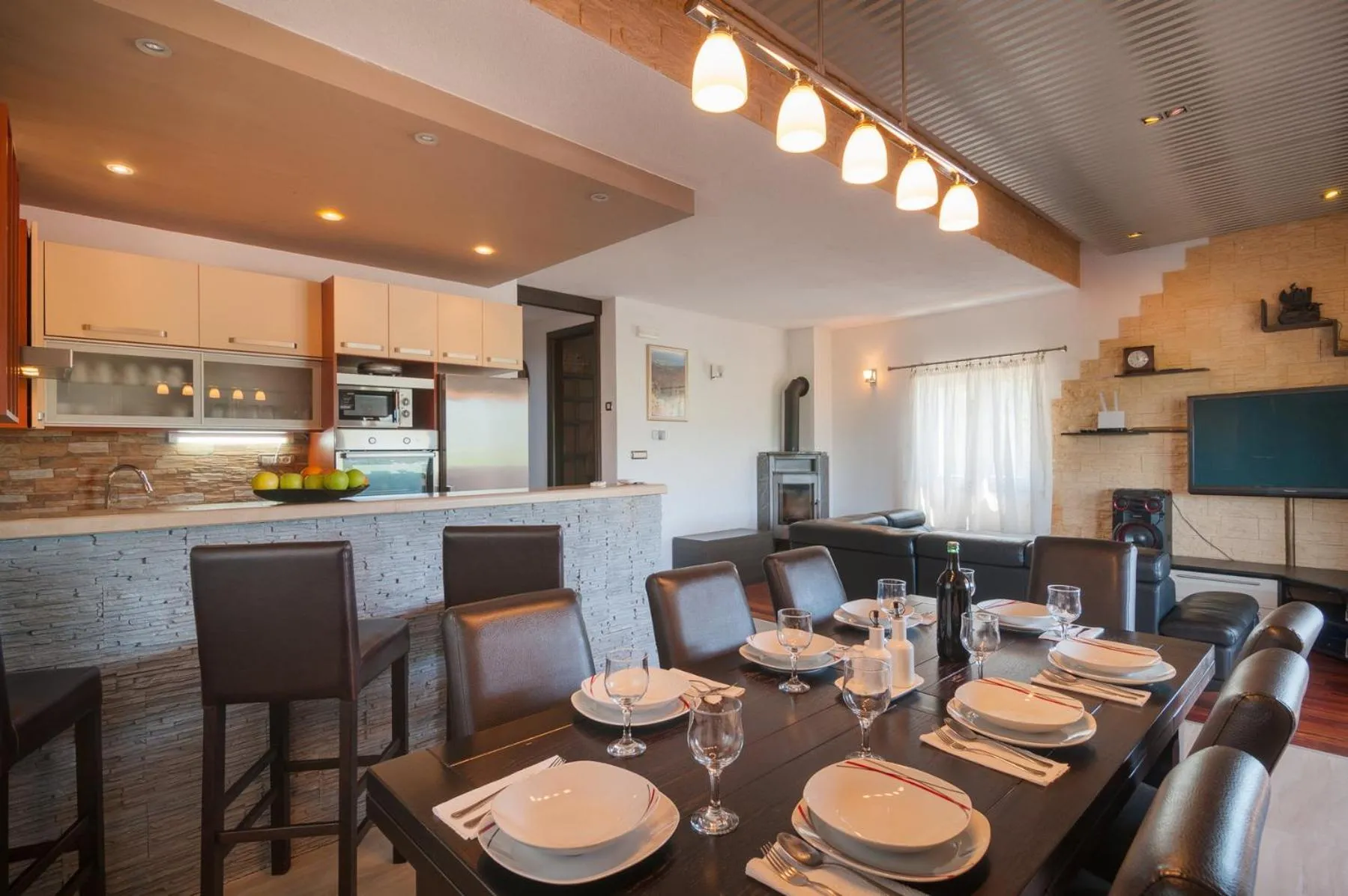 Kitchen or kitchenette in Holiday Home Mateovi Dvori