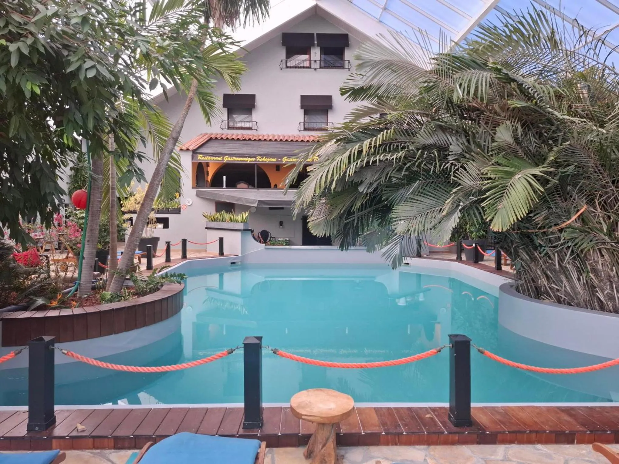 Pool view in Tropical Hotel