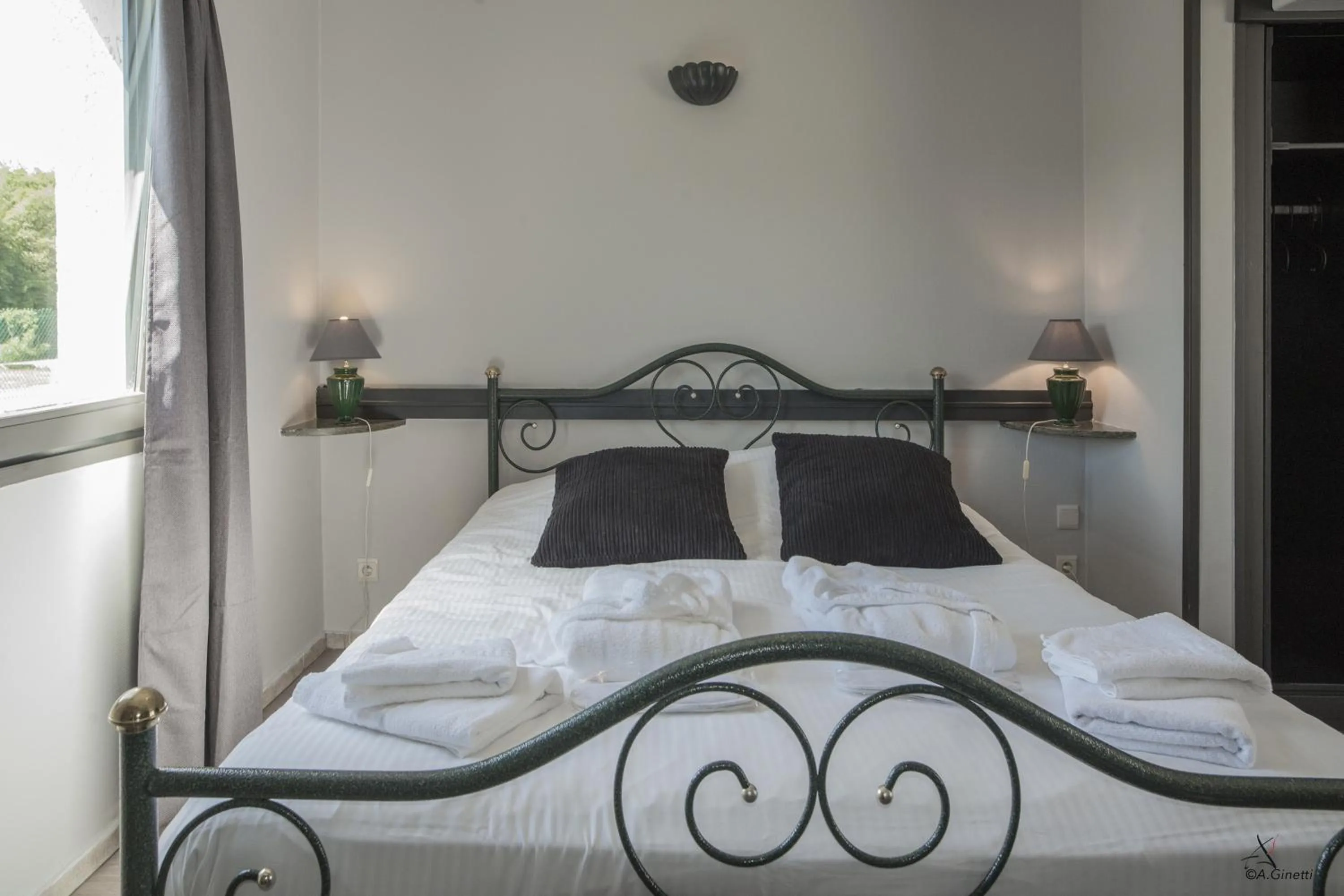 Bed in Tropical Hotel
