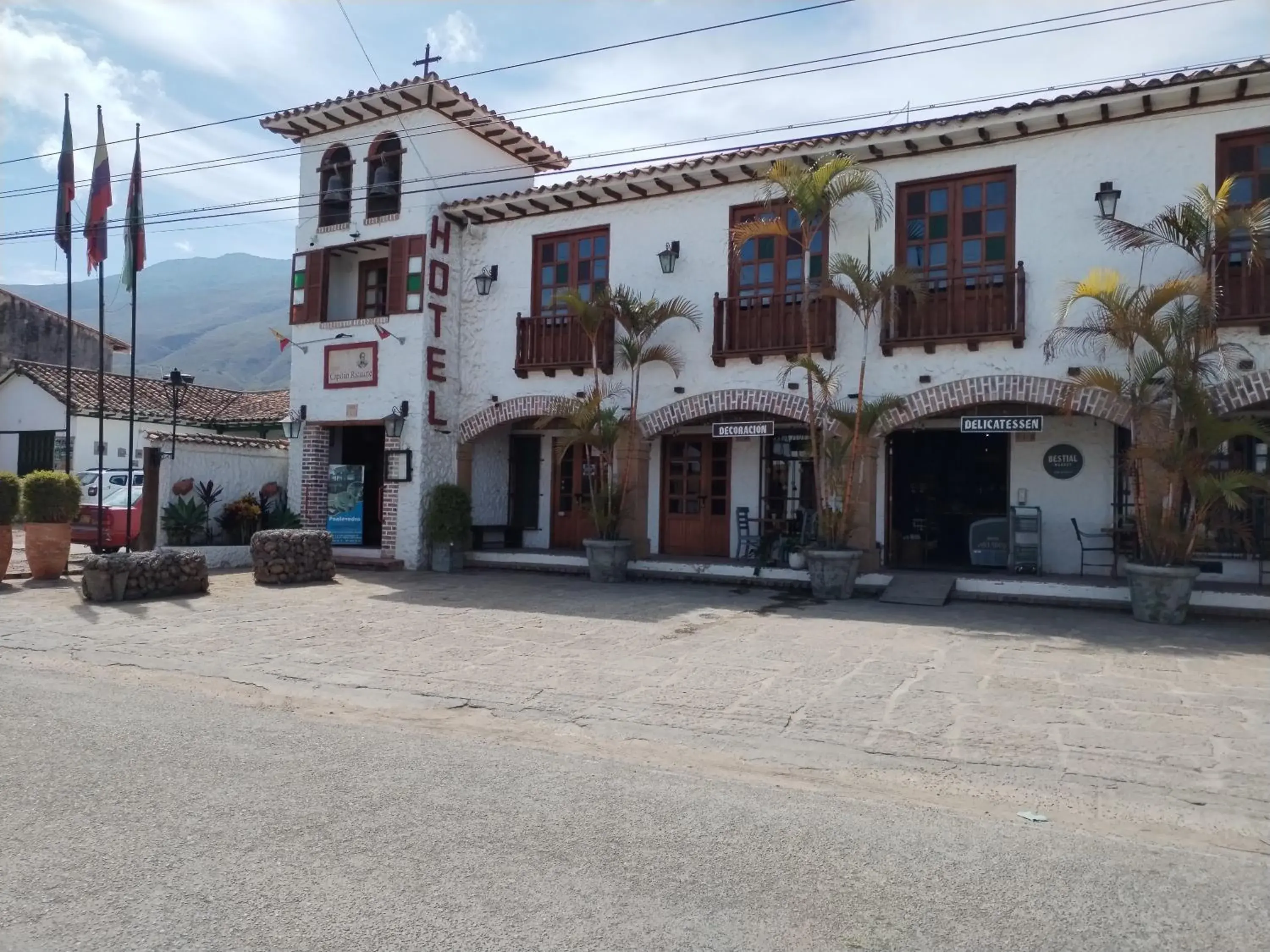 Property building in Hotel Capitan Ricaurte Property building in Hotel Capitan Ricaurte