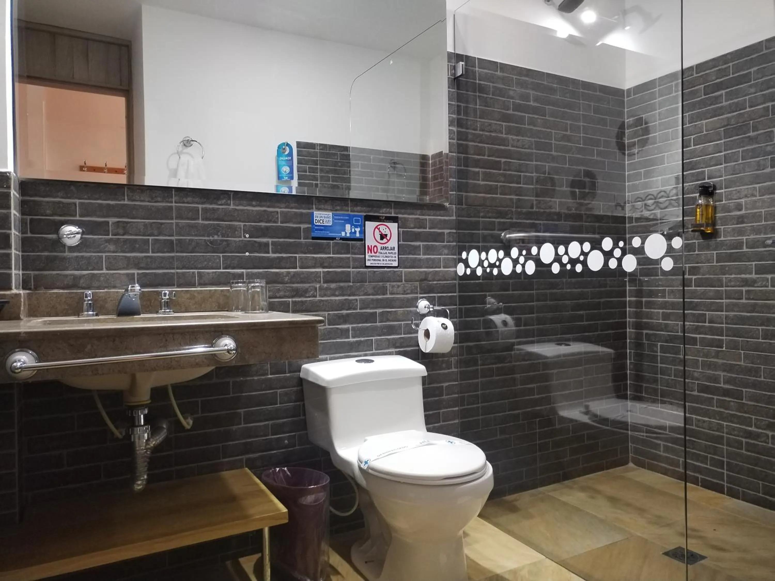 Toilet in Hotel Capitan Ricaurte