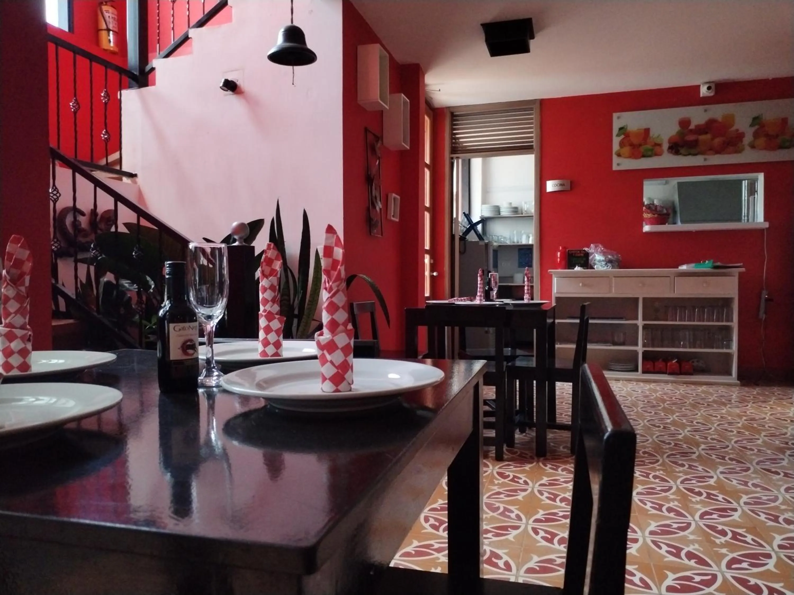 Dining area in Hotel Capitan Ricaurte