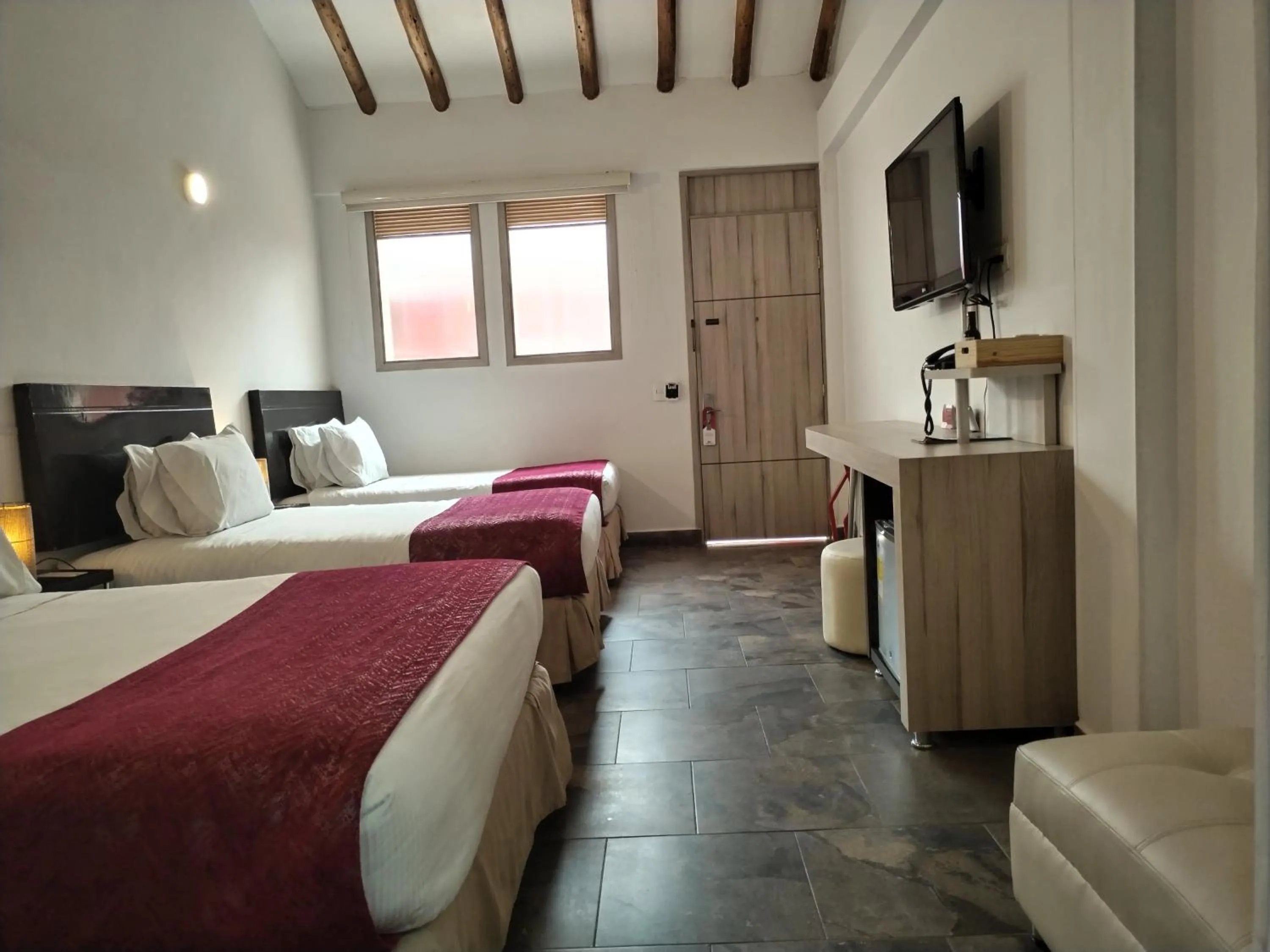 Decorative detail, Bed in Hotel Capitan Ricaurte