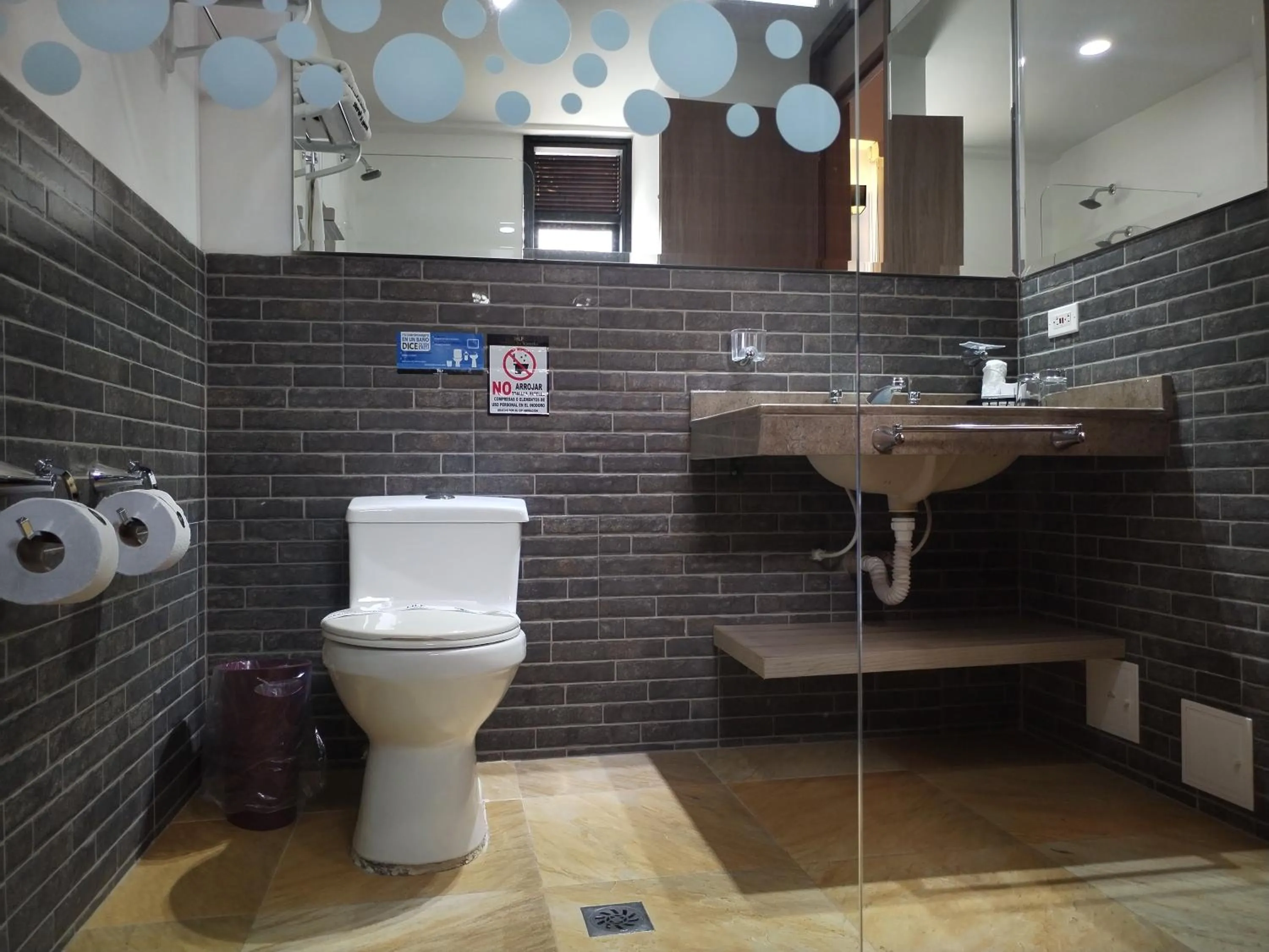 Toilet in Hotel Capitan Ricaurte