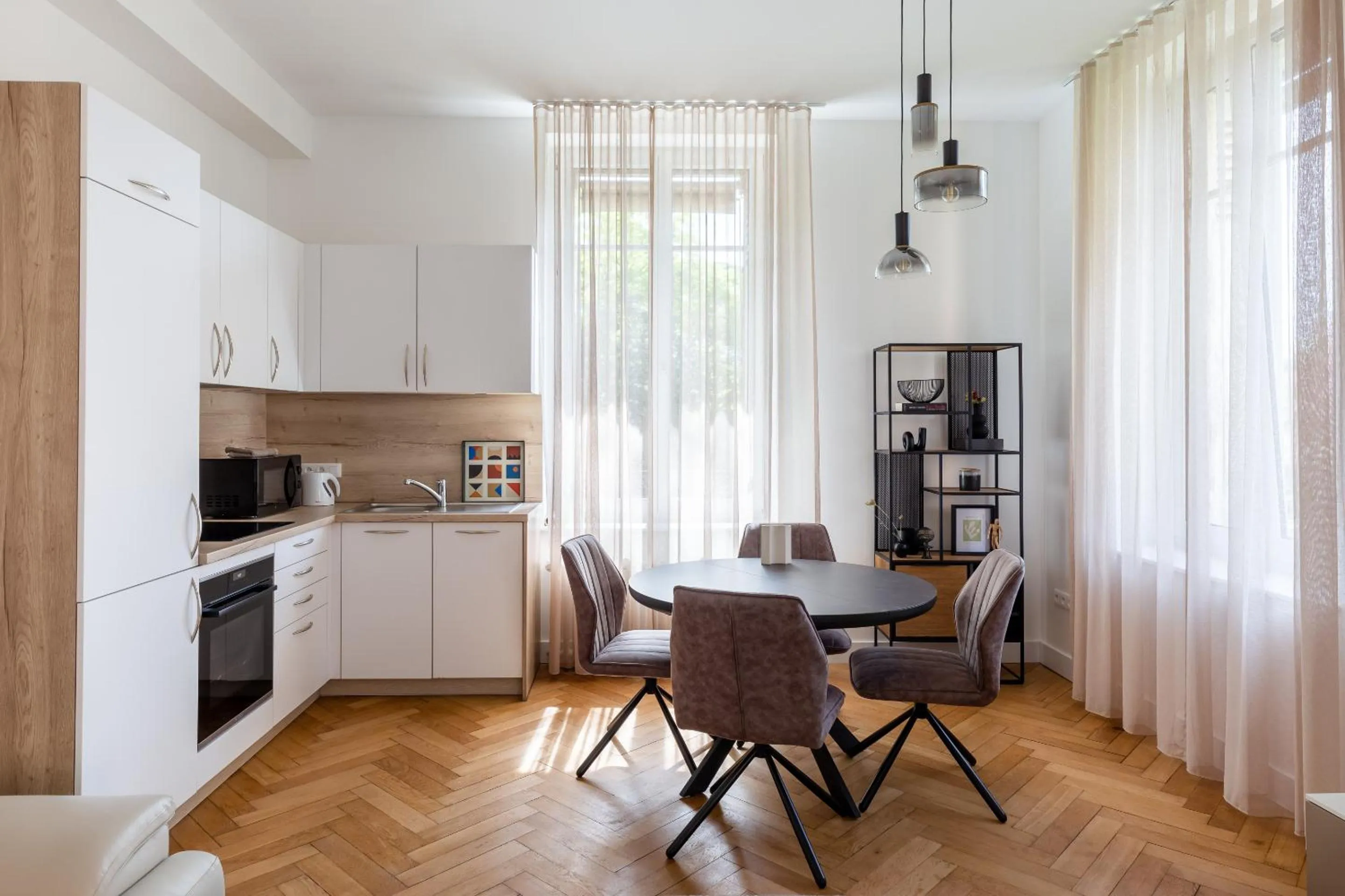 Kitchen or kitchenette in Appartement Luxueux Centre Ville