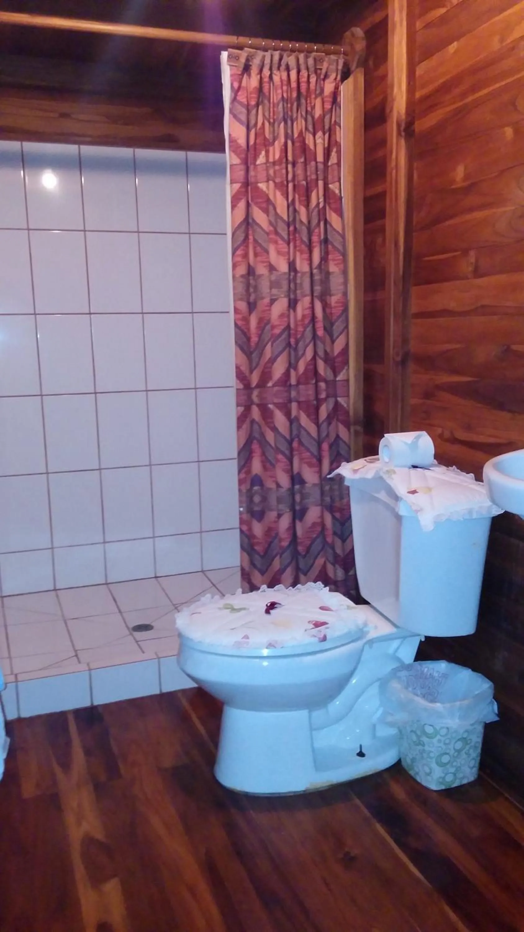 Bathroom in Hotel Cabañas La Teca