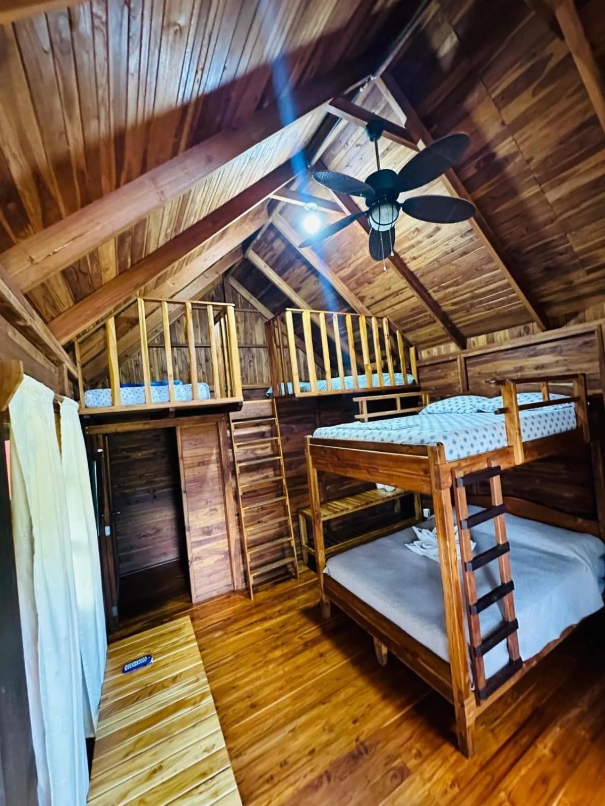 Bedroom, Bed in Hotel Cabañas La Teca