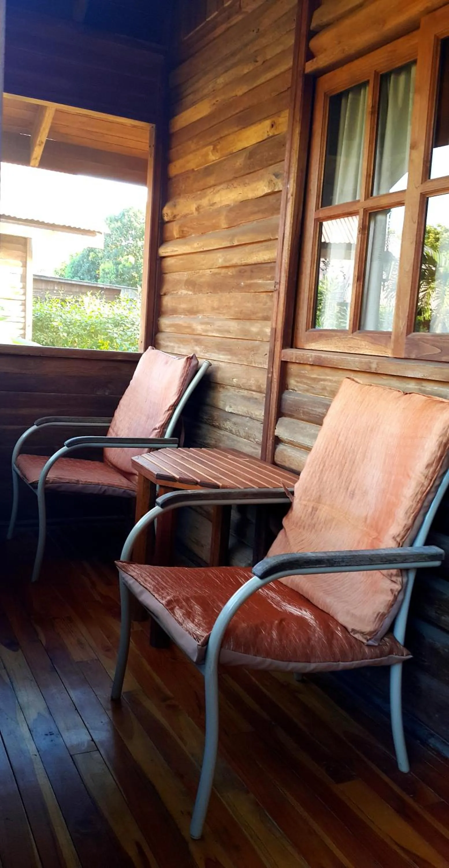 Patio in Hotel Cabañas La Teca