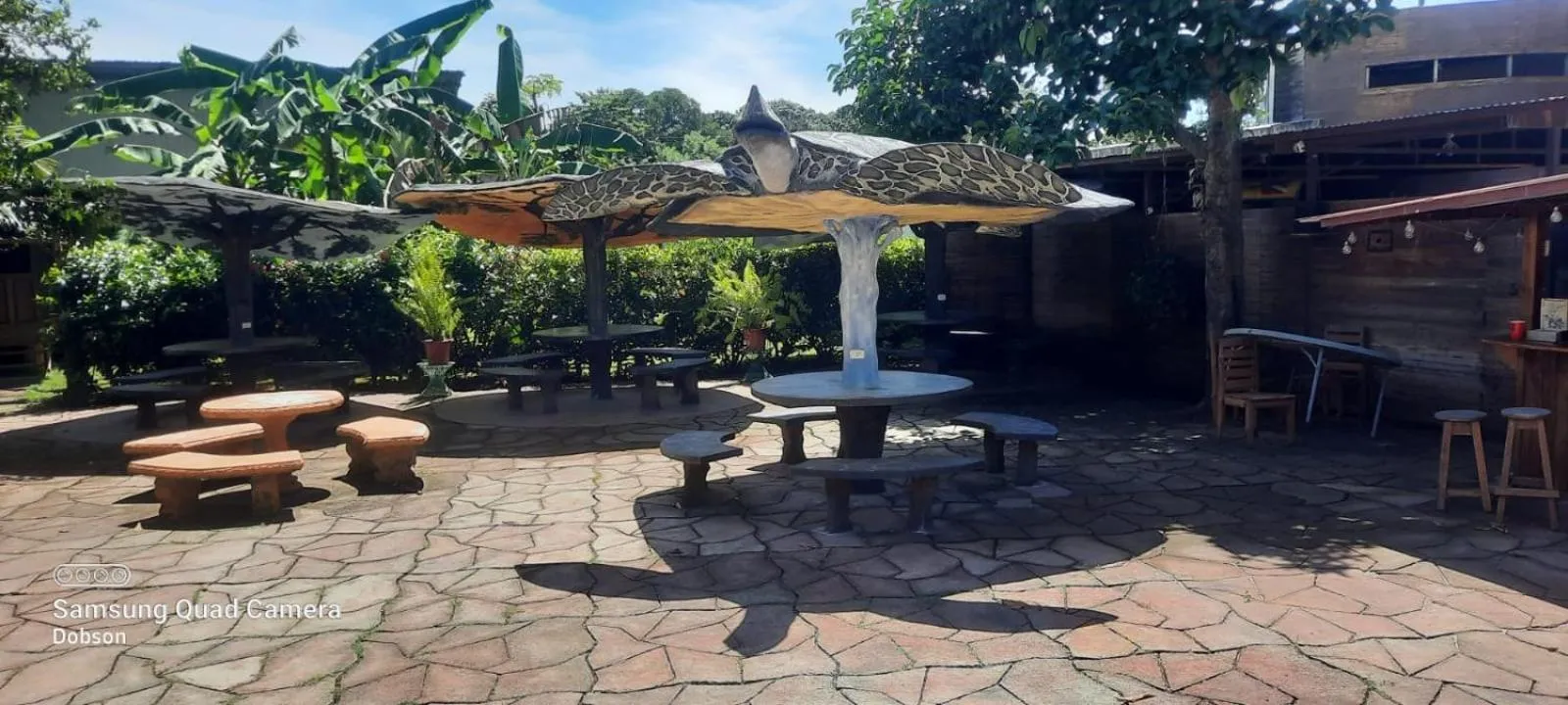 Property building in Hotel Cabañas La Teca