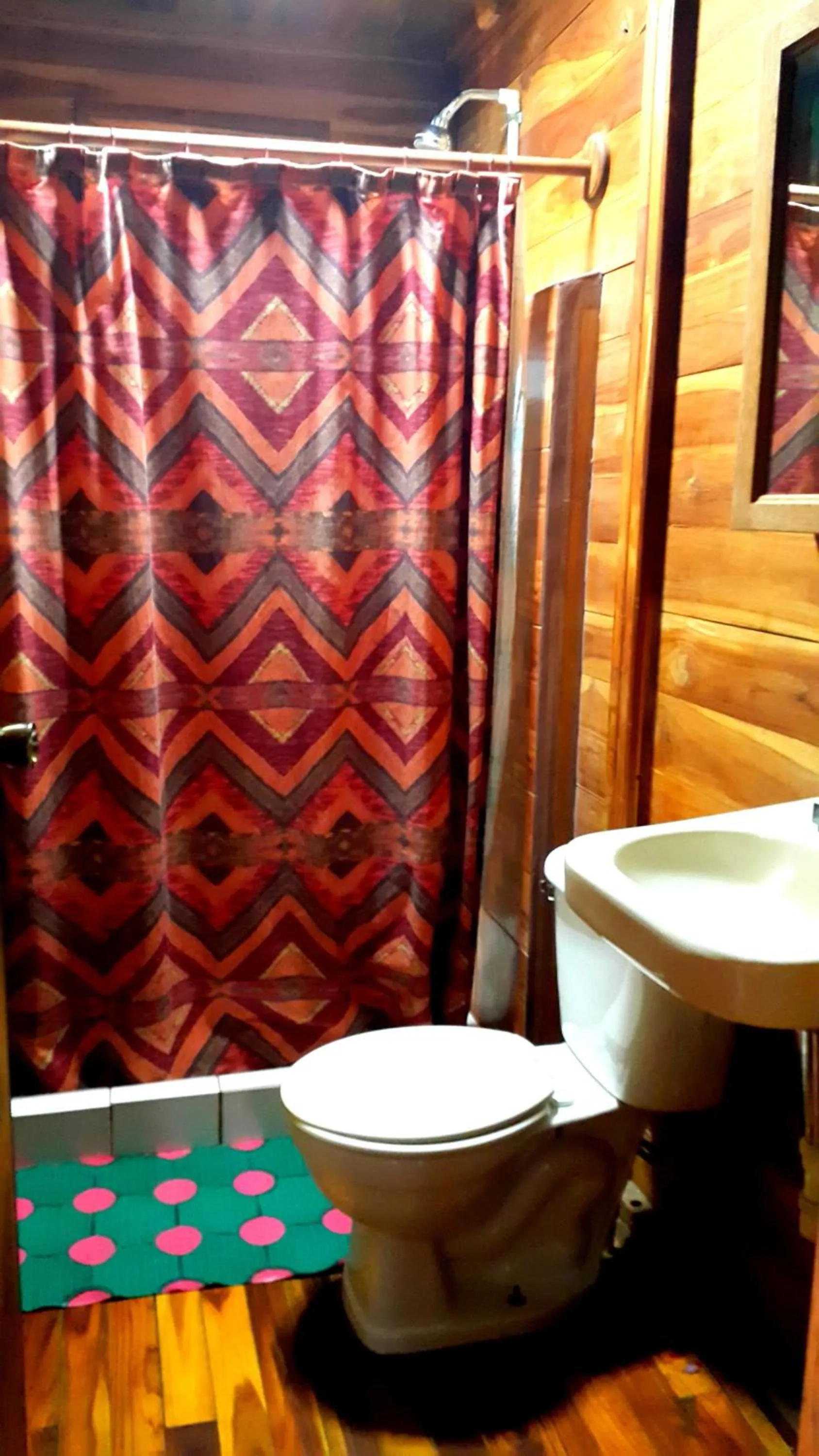 Bathroom in Hotel Cabañas La Teca