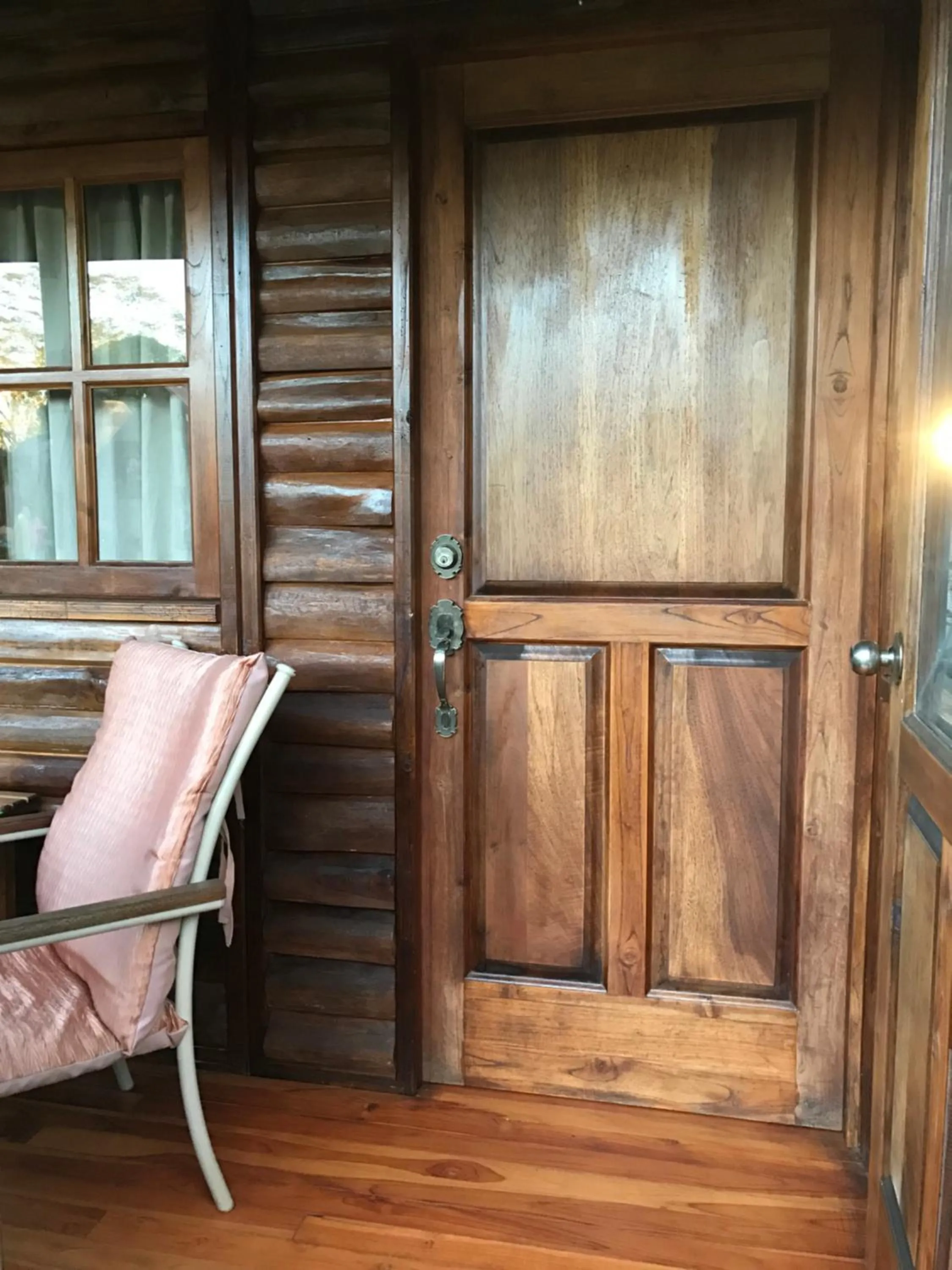 Property building in Hotel Cabañas La Teca