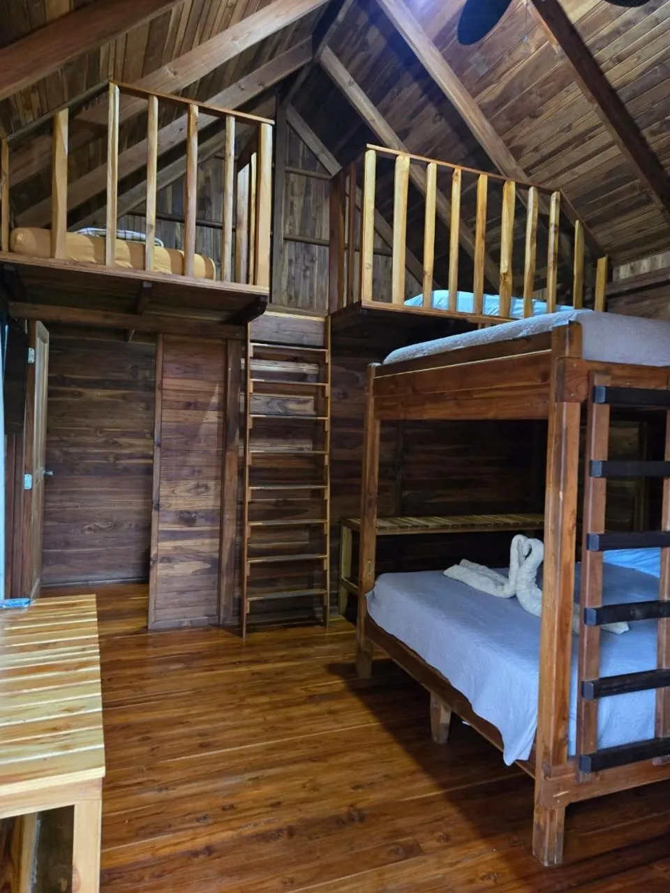 Bedroom, Bed in Hotel Cabañas La Teca