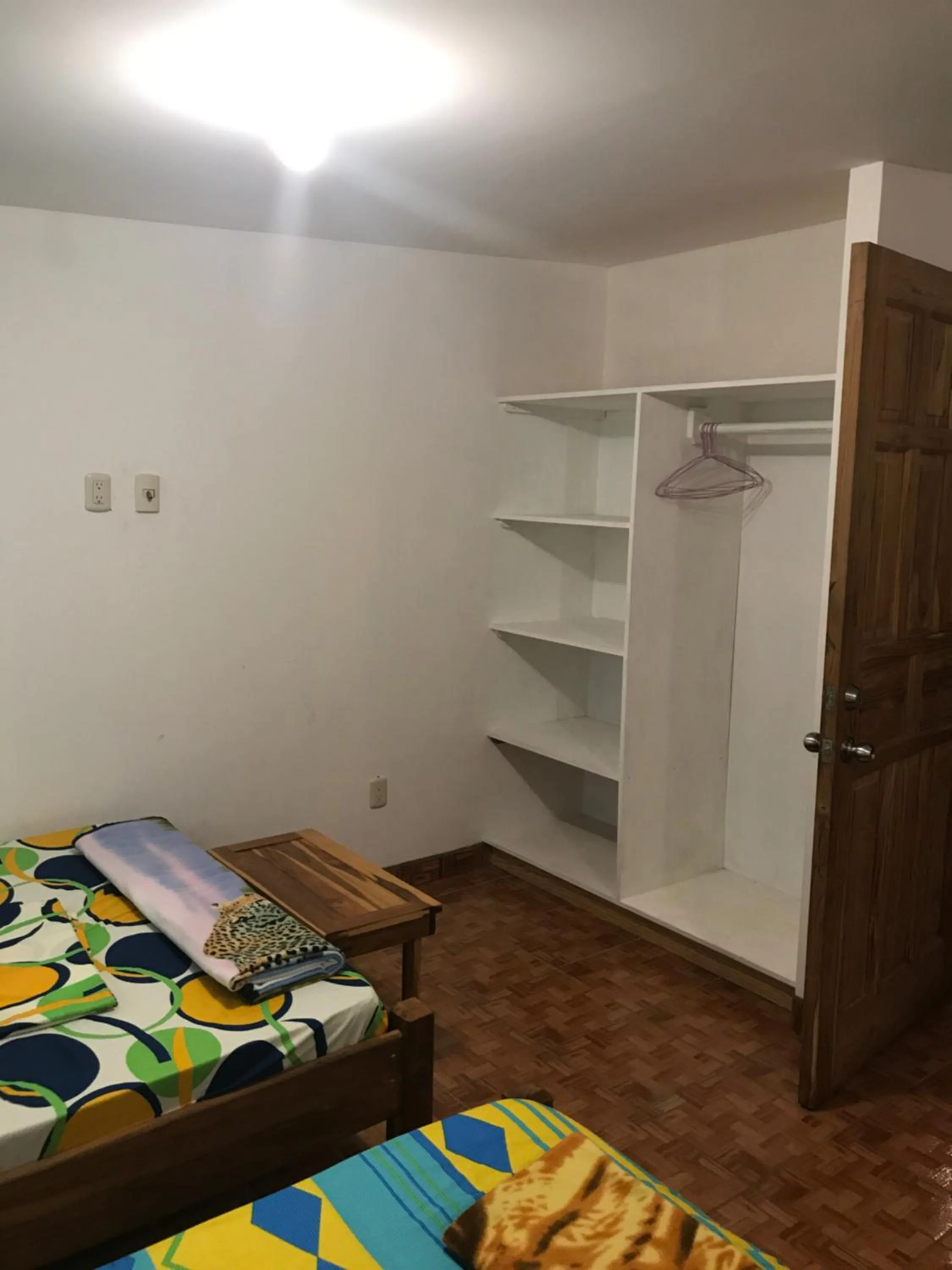 Property building, Bed in Hotel Cabañas La Teca