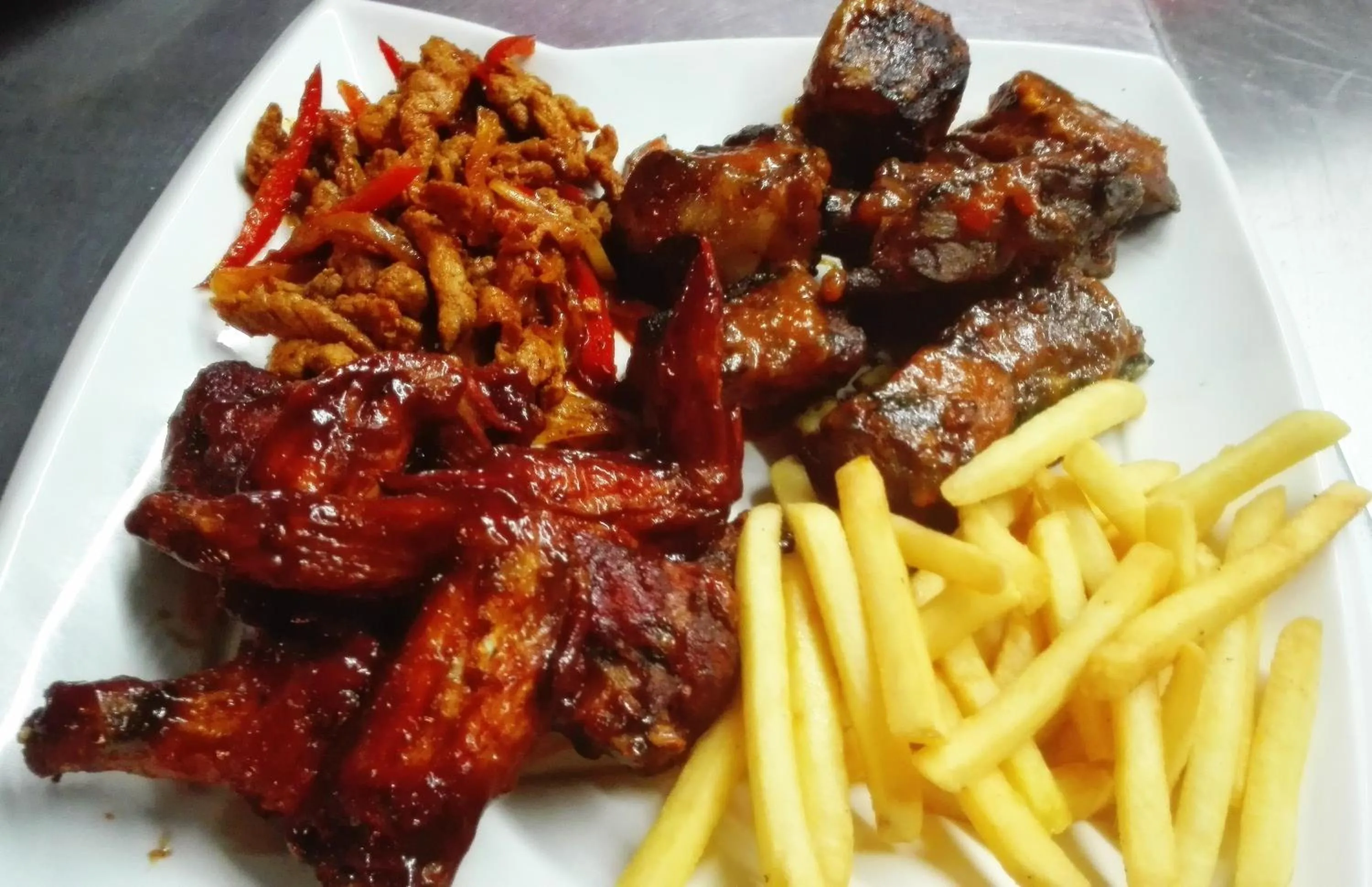 Meals in Hotel Cabañas La Teca