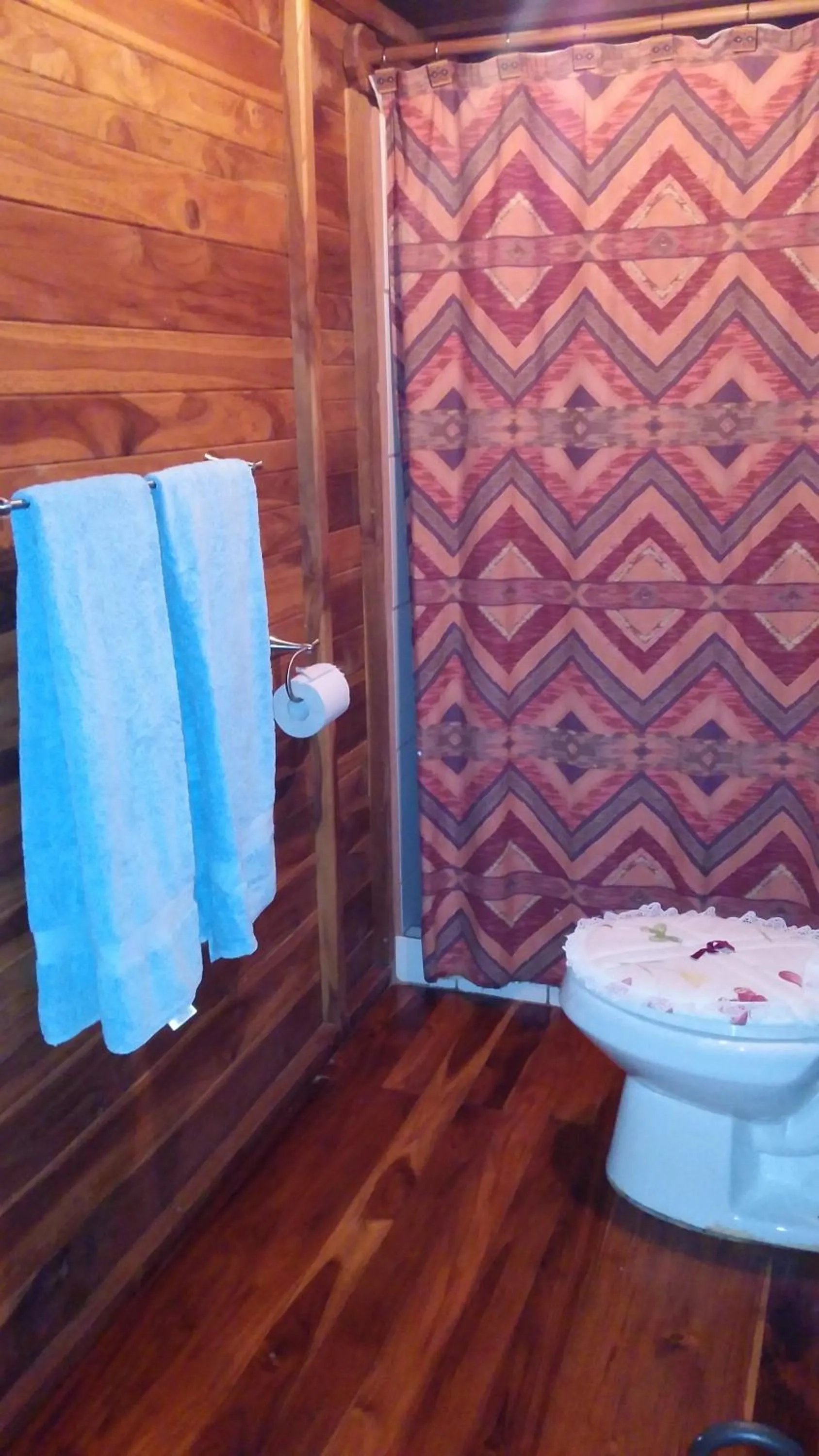 Bathroom in Hotel Cabañas La Teca