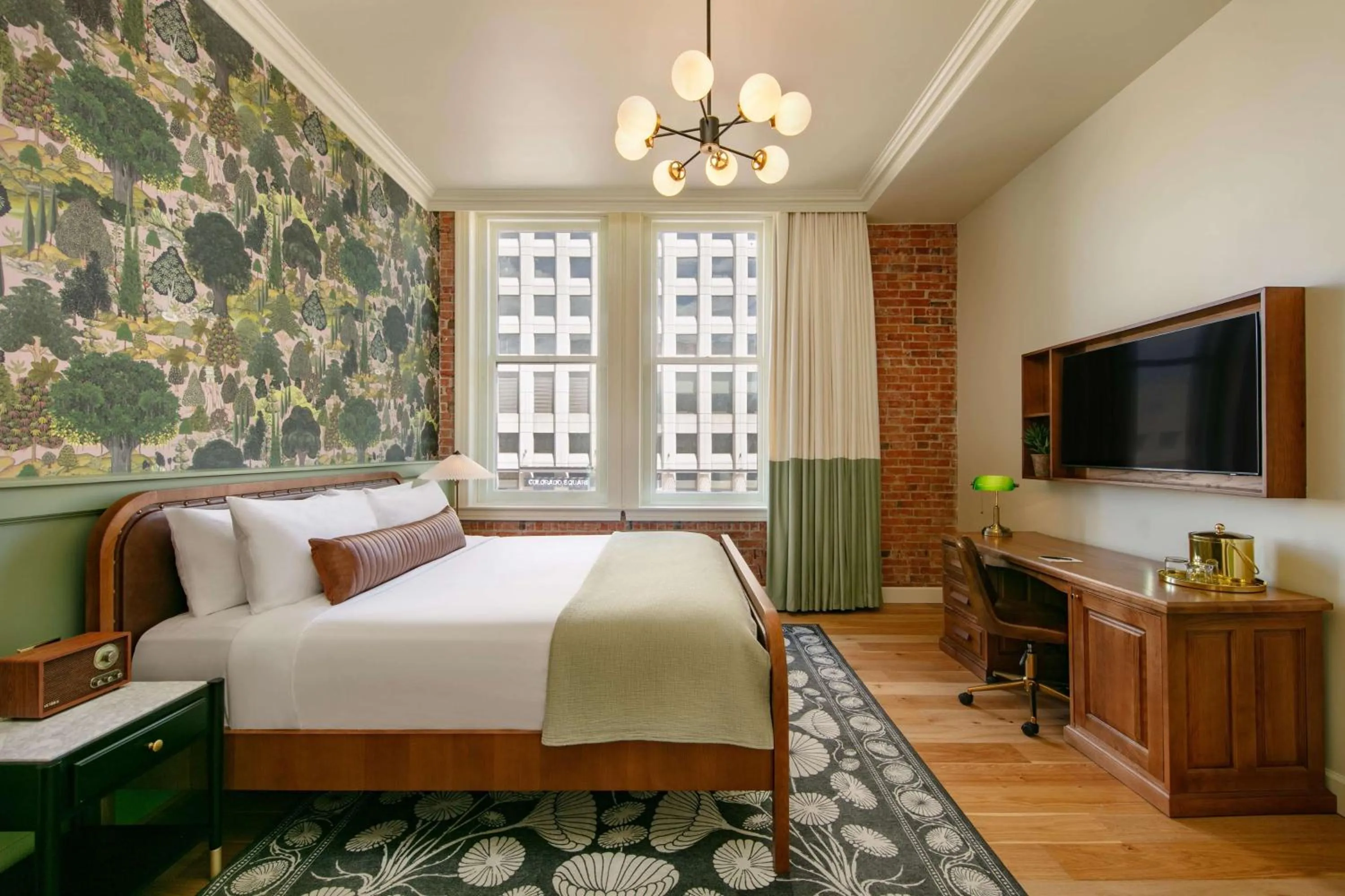 Photo of the whole room, Bed in The Mining Exchange