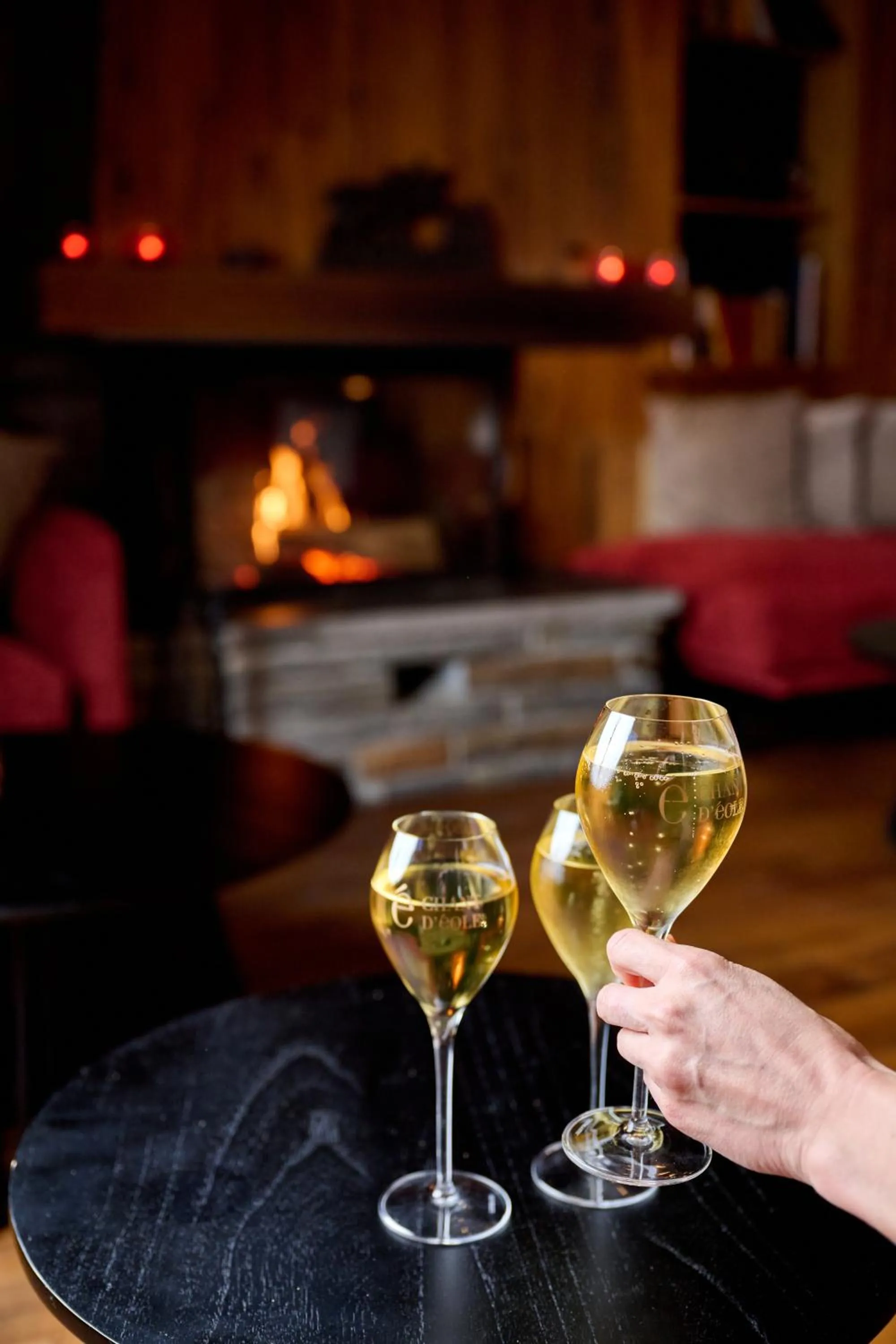 Living room in Hôtel Panorama - Vue exceptionnelle sur la Semois