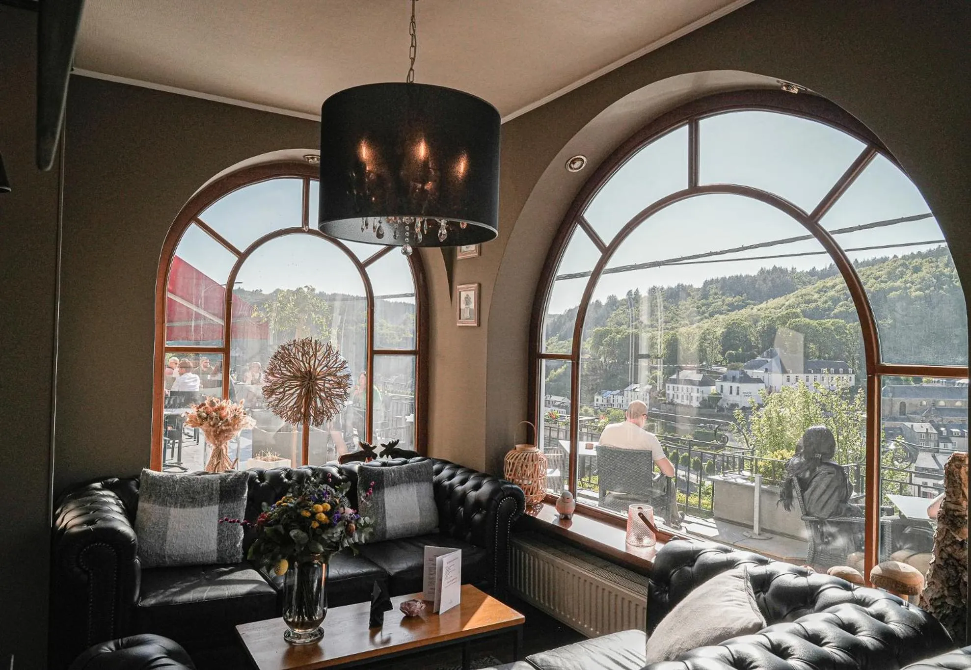 View (from property/room) in Hôtel Panorama - Vue exceptionnelle sur la Semois