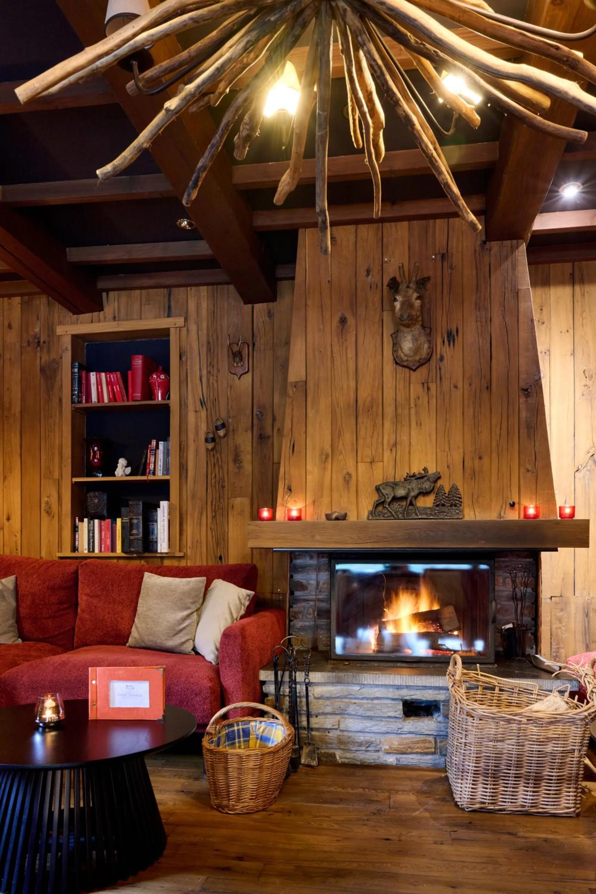 Living room in Hôtel Panorama - Vue exceptionnelle sur la Semois