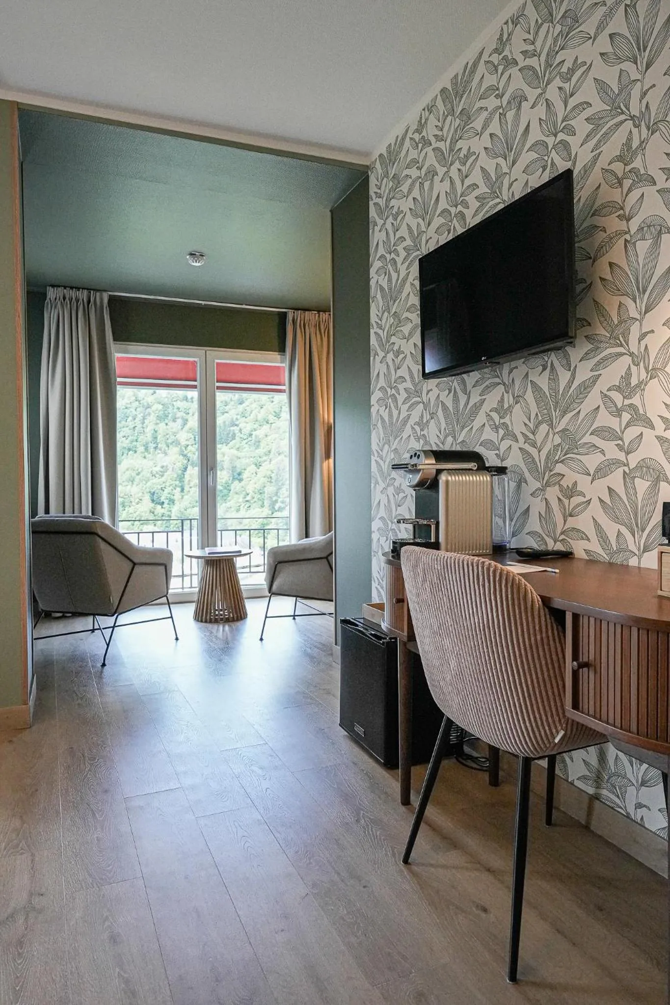 Seating area in Hôtel Panorama - Vue exceptionnelle sur la Semois