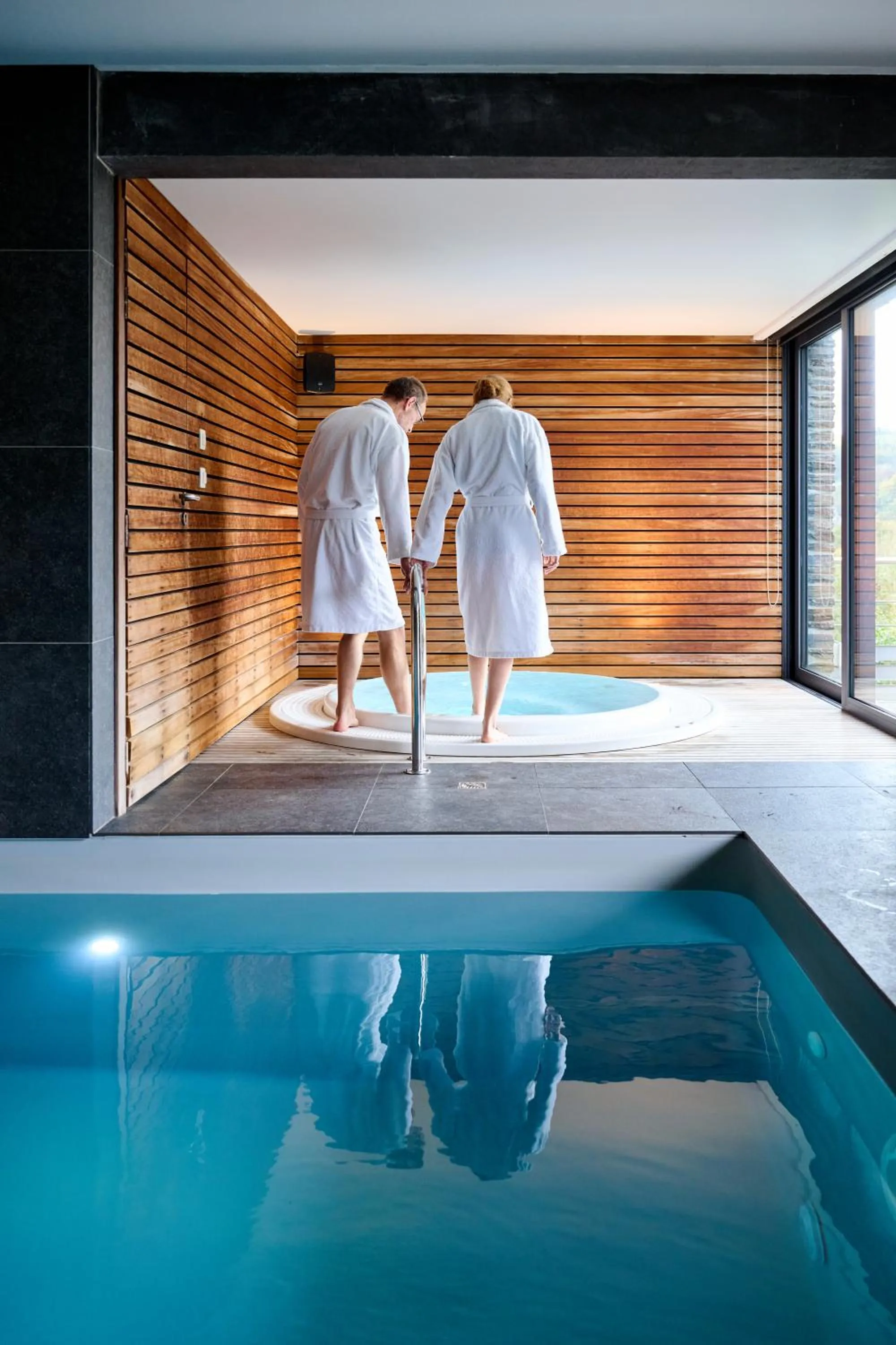 Hot Tub in Hôtel Panorama - Vue exceptionnelle sur la Semois