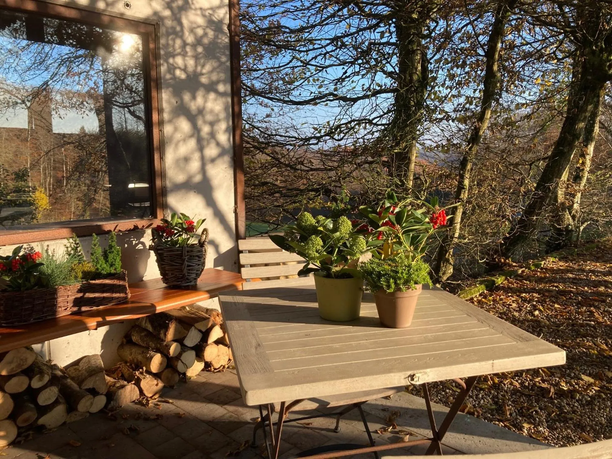 Balcony/Terrace in Hostellerie du Peiffeschof, The Originals Relais