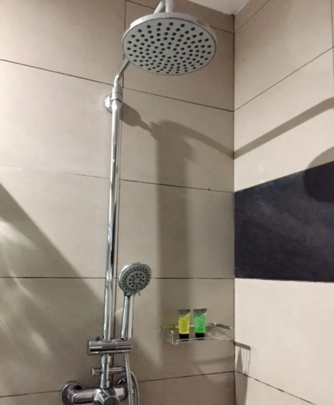 Shower in Plumeria Hotel