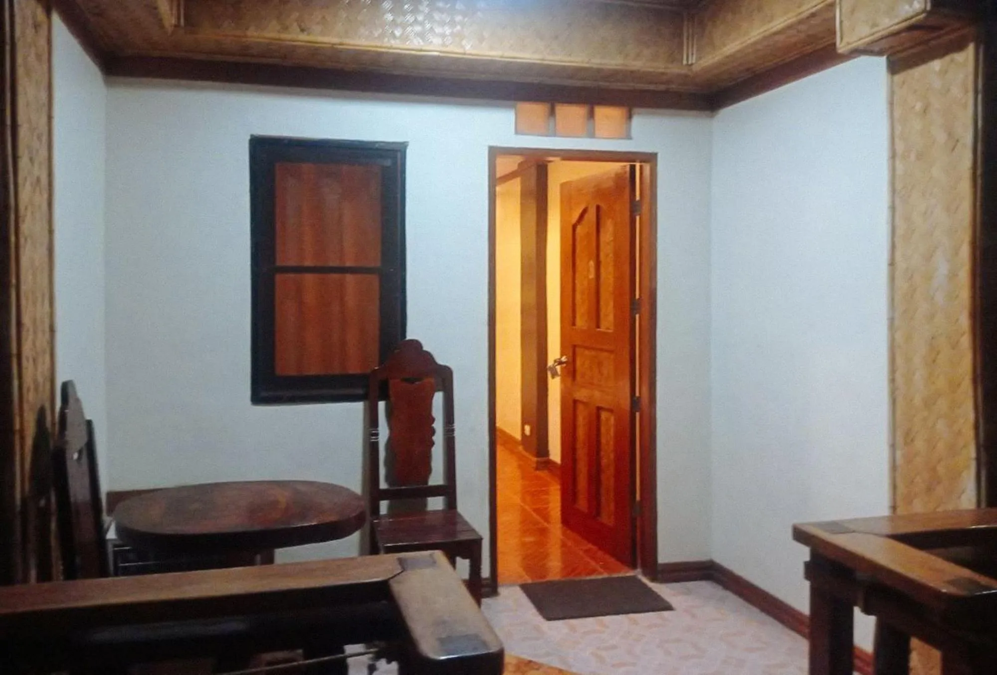 Seating area in RedDoorz at Amphibi-ko Resort Palawan