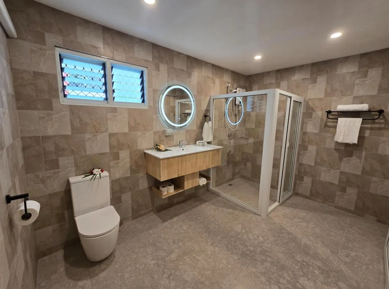 Shower in Island Accommodation Suva Premier Hospitality