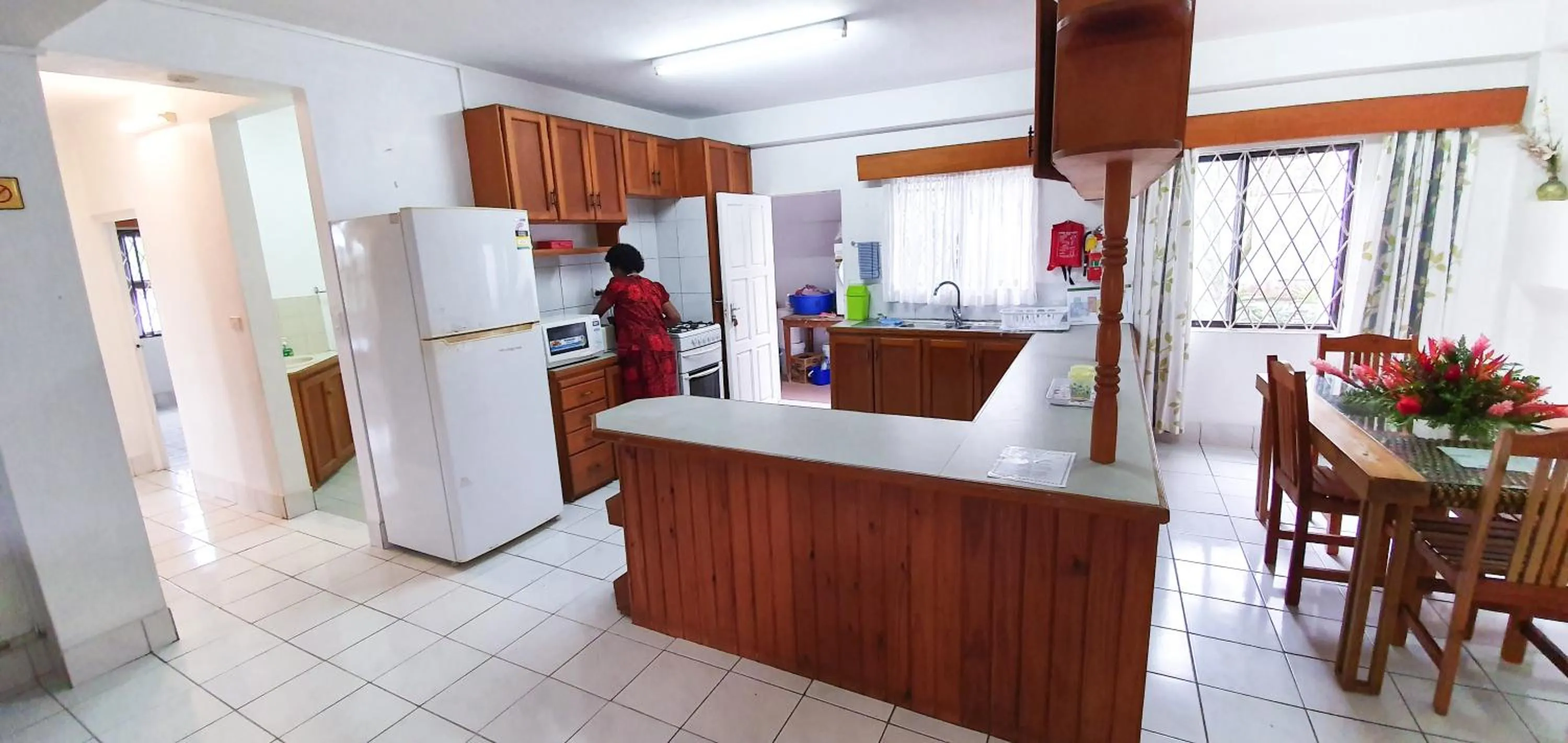 Kitchen or kitchenette in Island Accommodation Suva Premier Hospitality