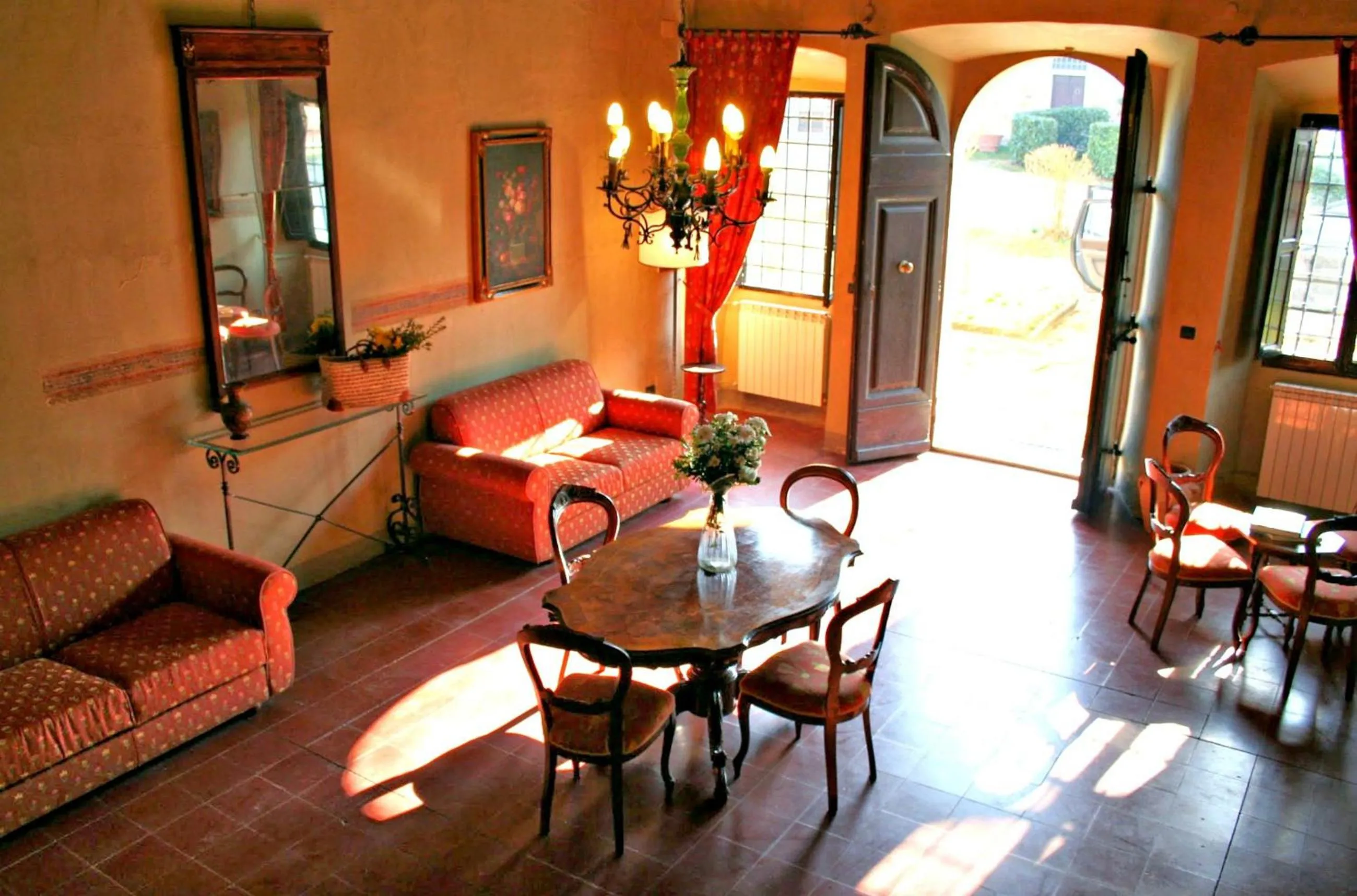 Living room in Villa Marisel