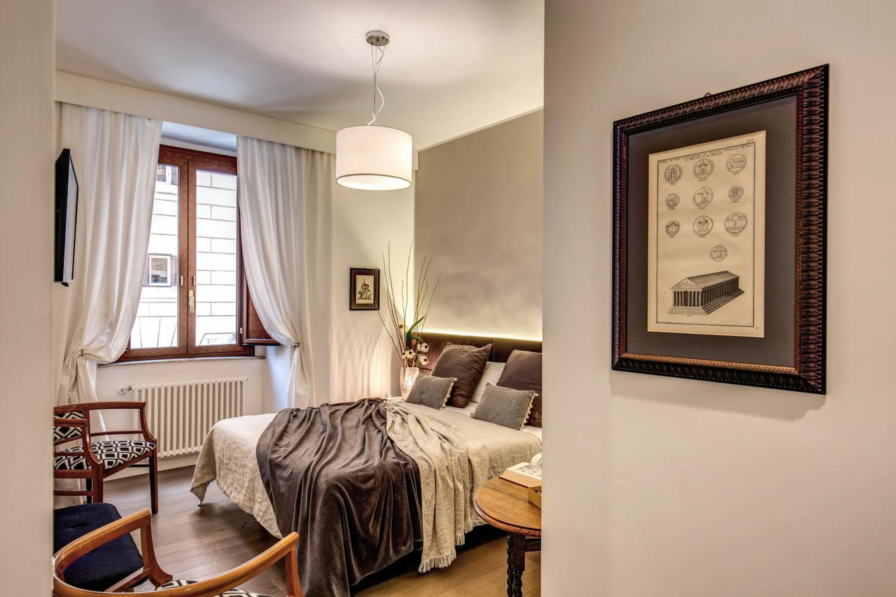 Photo of the whole room, Bed in Approdo Ripetta