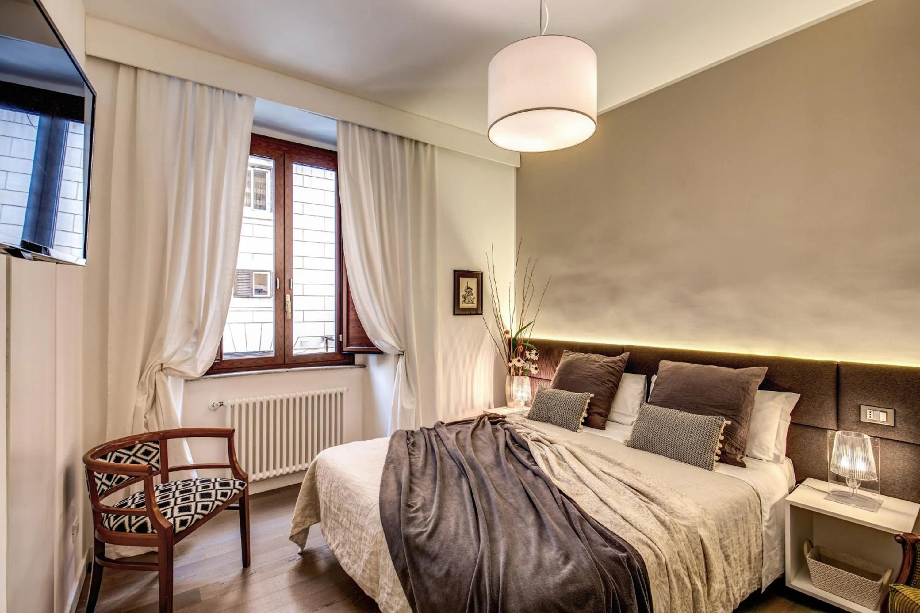 Photo of the whole room, Bed in Approdo Ripetta