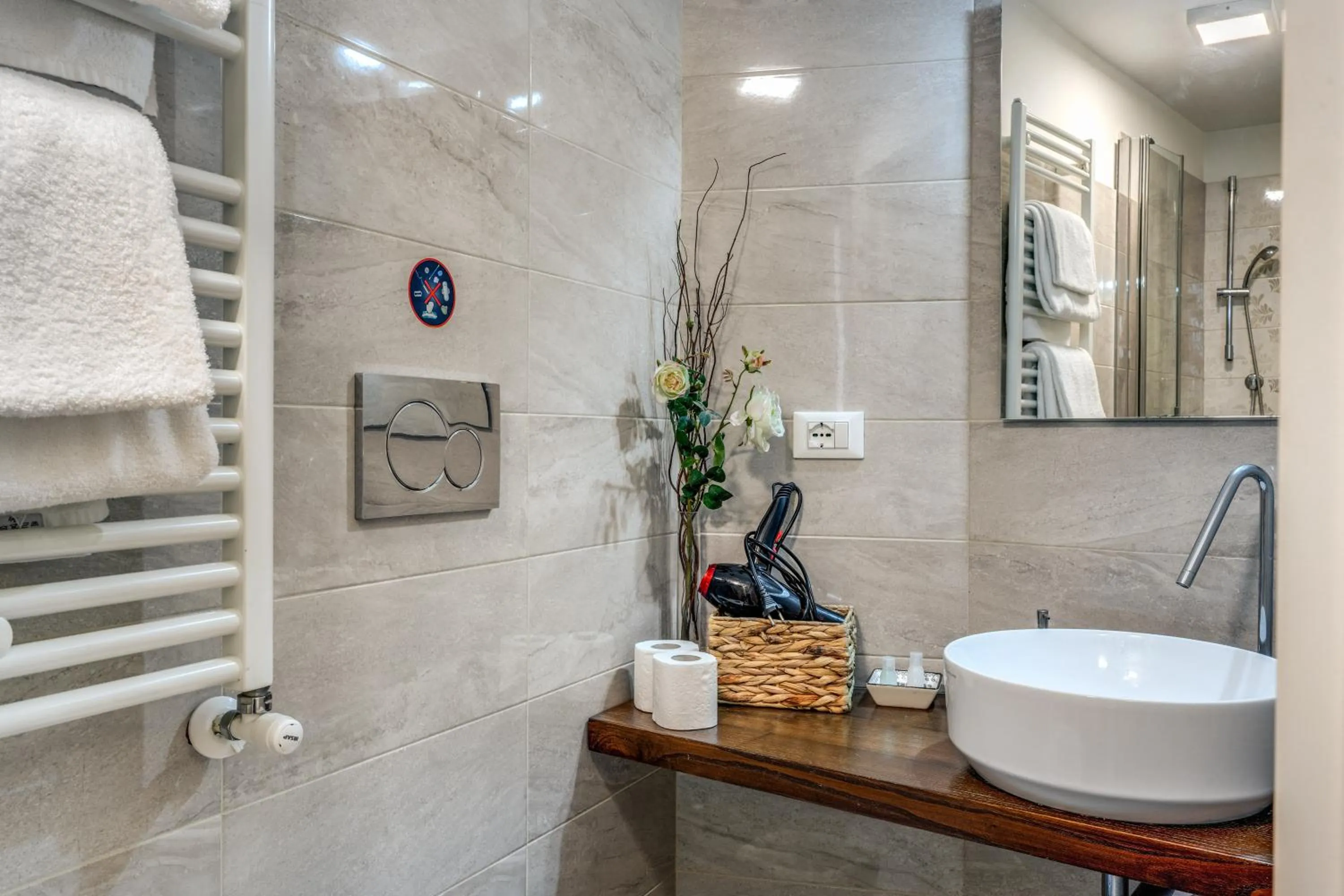 Bathroom in Approdo Ripetta