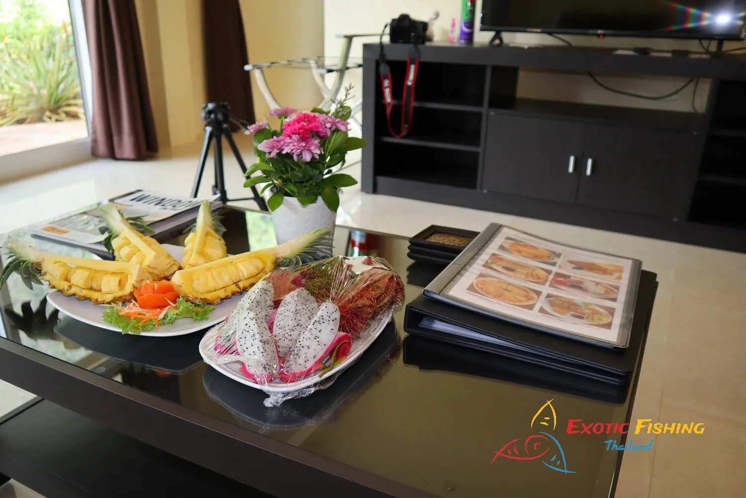 Food and drinks in Exotic Fishing Thailand