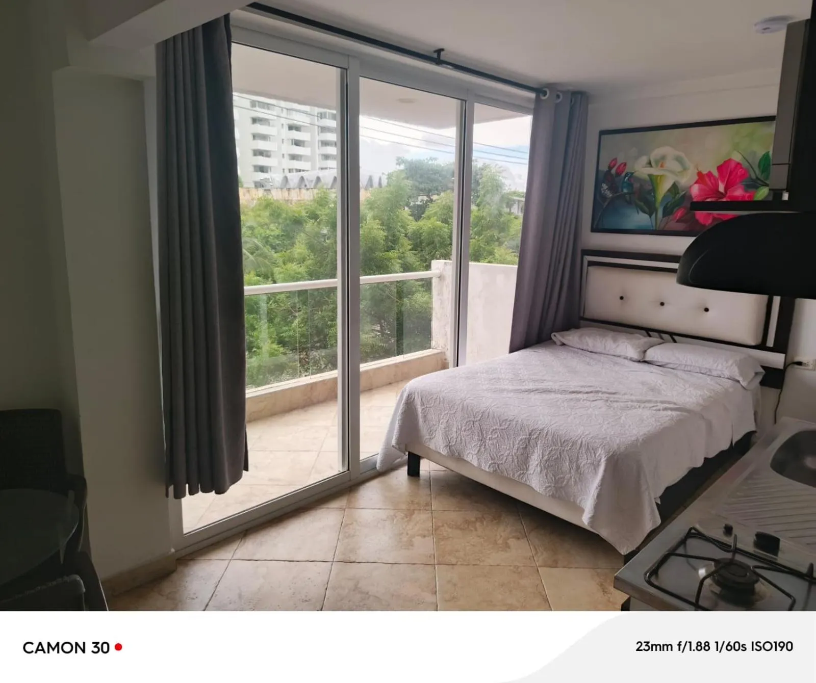 Bed in Hollywood Beach Suite