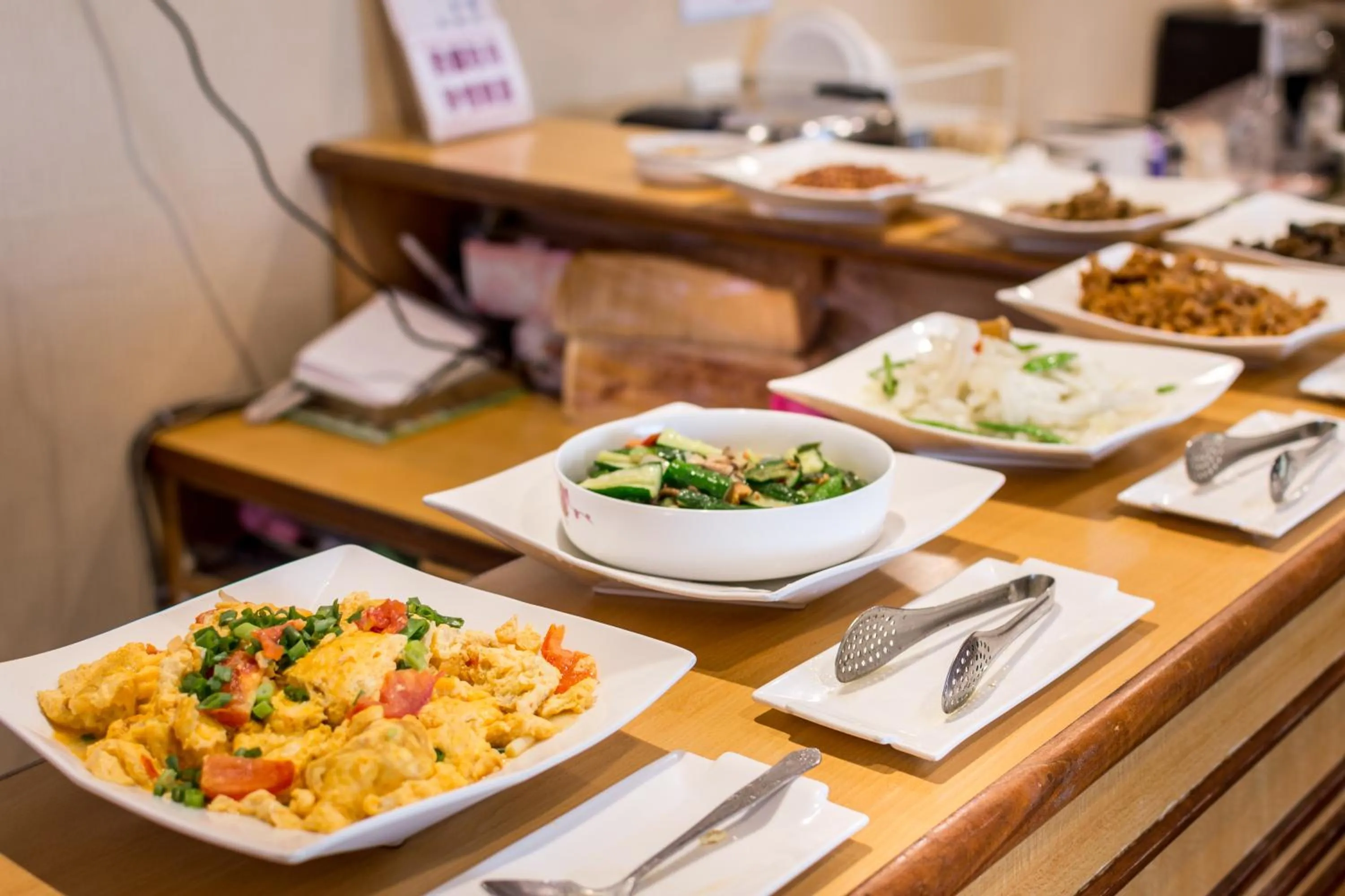 Breakfast in Golden Phoenix Hotel