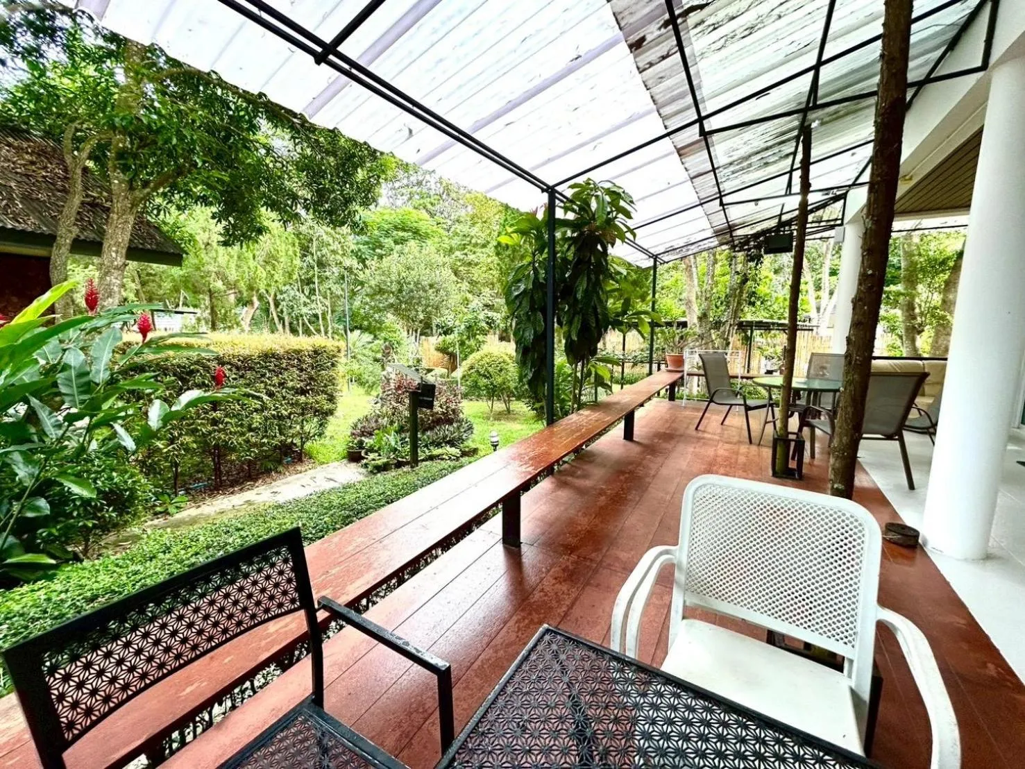 Balcony/Terrace in Moosiyard Hometel Khaoyai