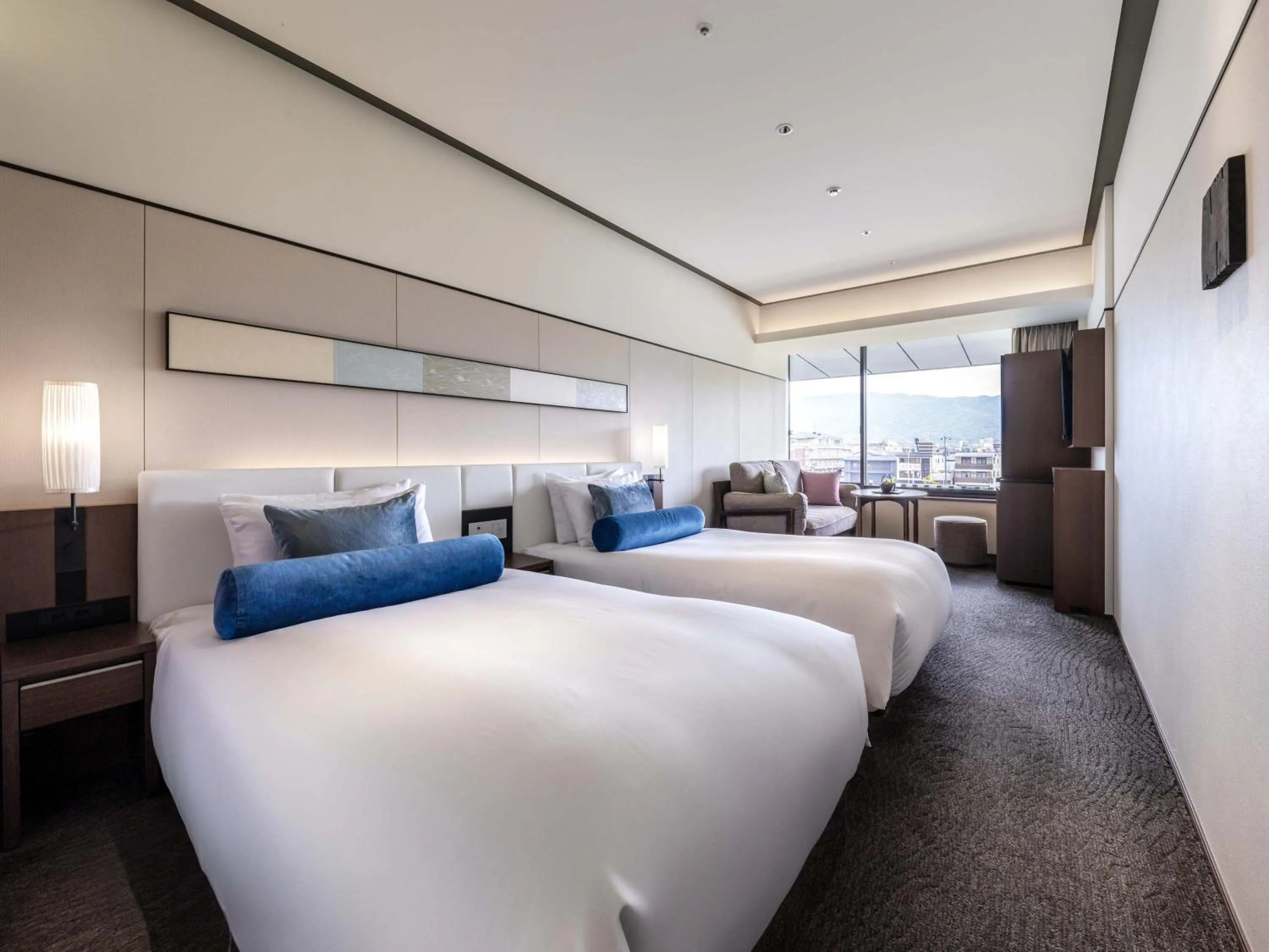 Bed in Solaria Nishitetsu Hotel Kyoto Premier