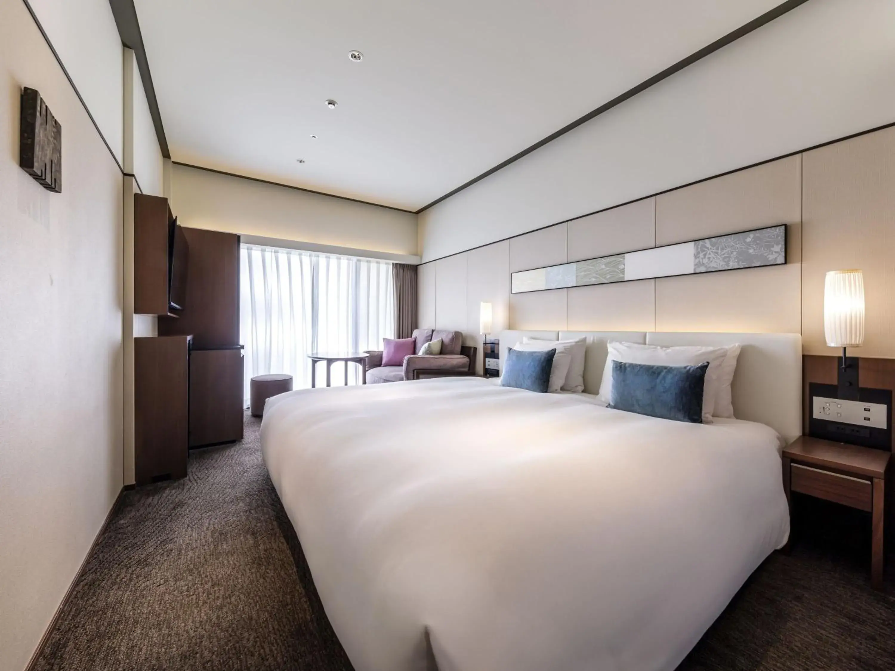 Bed in Solaria Nishitetsu Hotel Kyoto Premier Bed in Solaria Nishitetsu Hotel Kyoto Premier