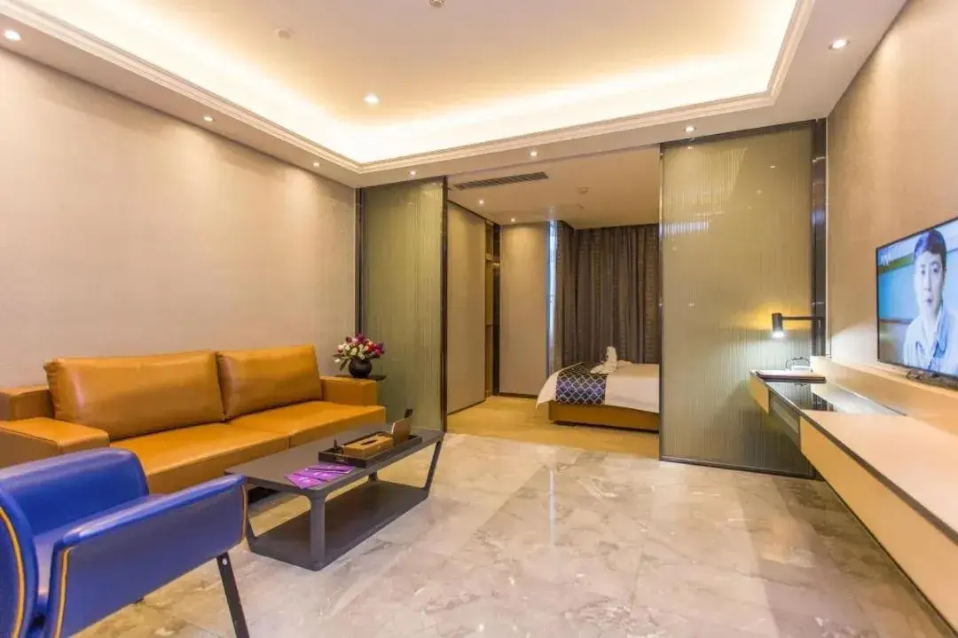 Deluxe King Suite in Green Lemon Tree International Apartment - Beijing Road Jiedeng Metropolis Branch Deluxe King Suite in Green Lemon Tree International Apartment - Beijing Road Jiedeng Metropolis Branch