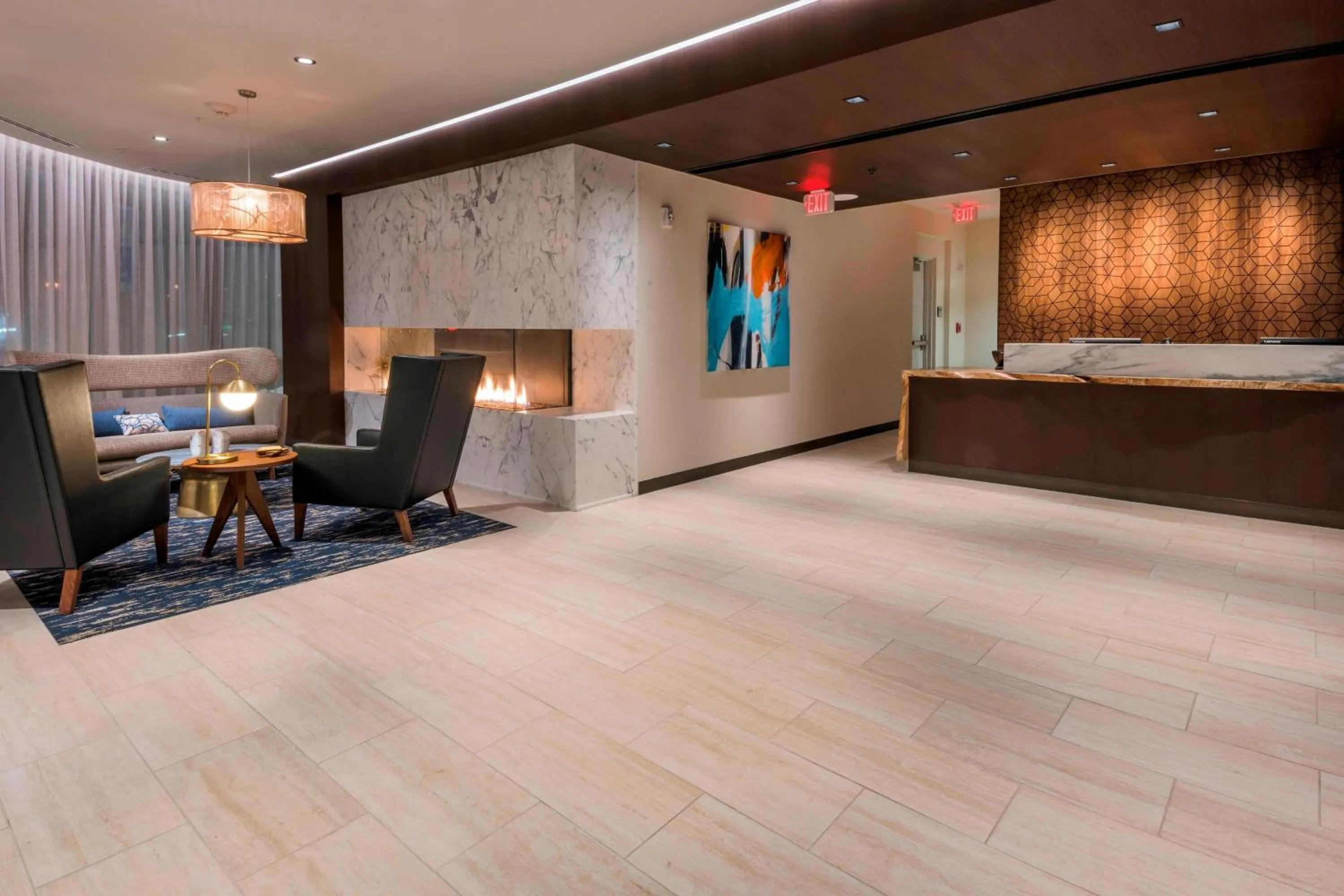 Lobby or reception in Residence Inn by Marriott Jersey City